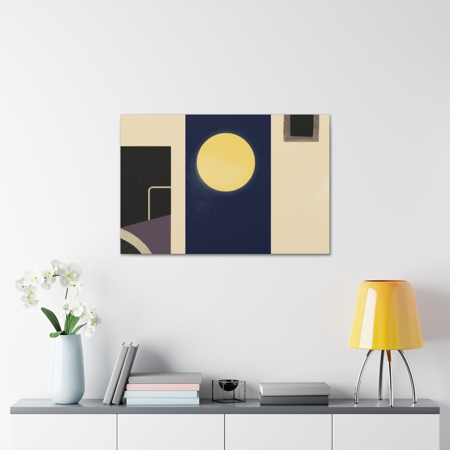 Groovy Starburst - Midcentury - Canvas