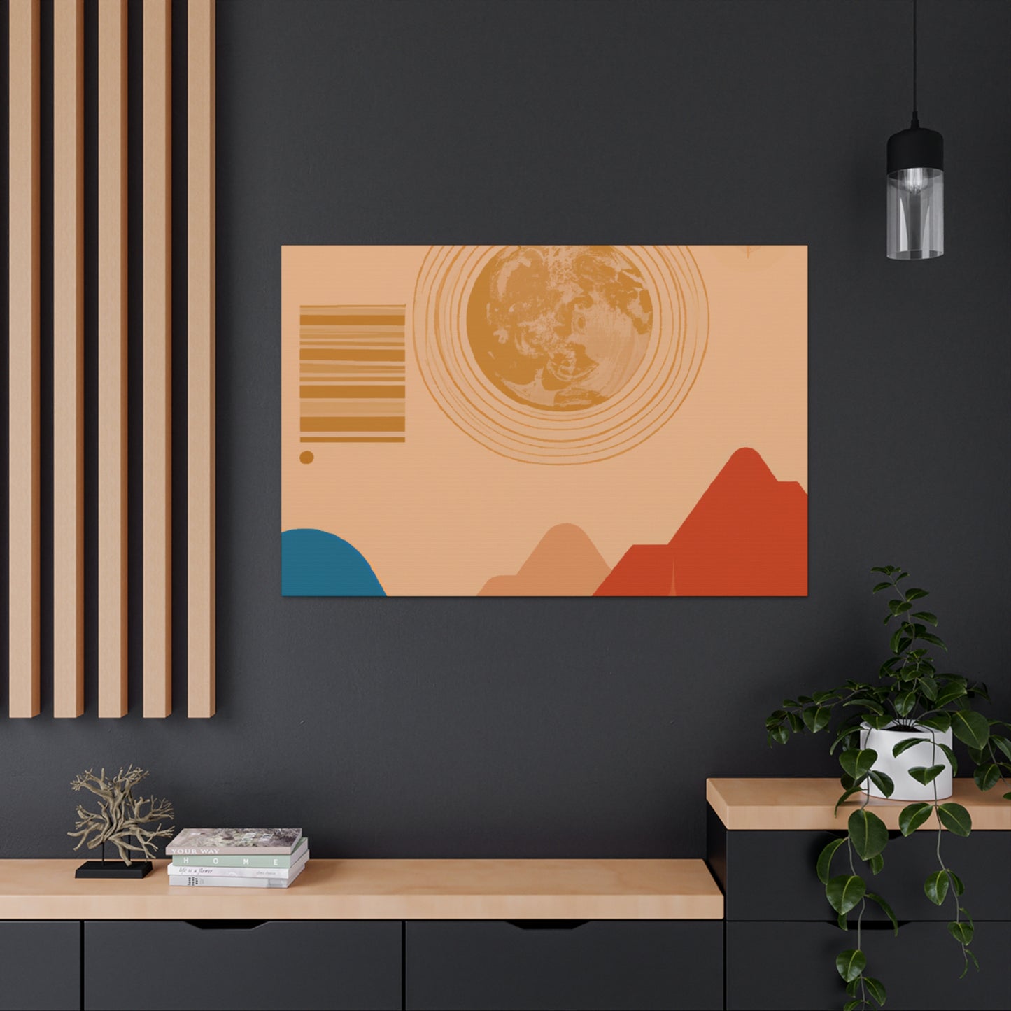 Earthy - Midcentury Canvas