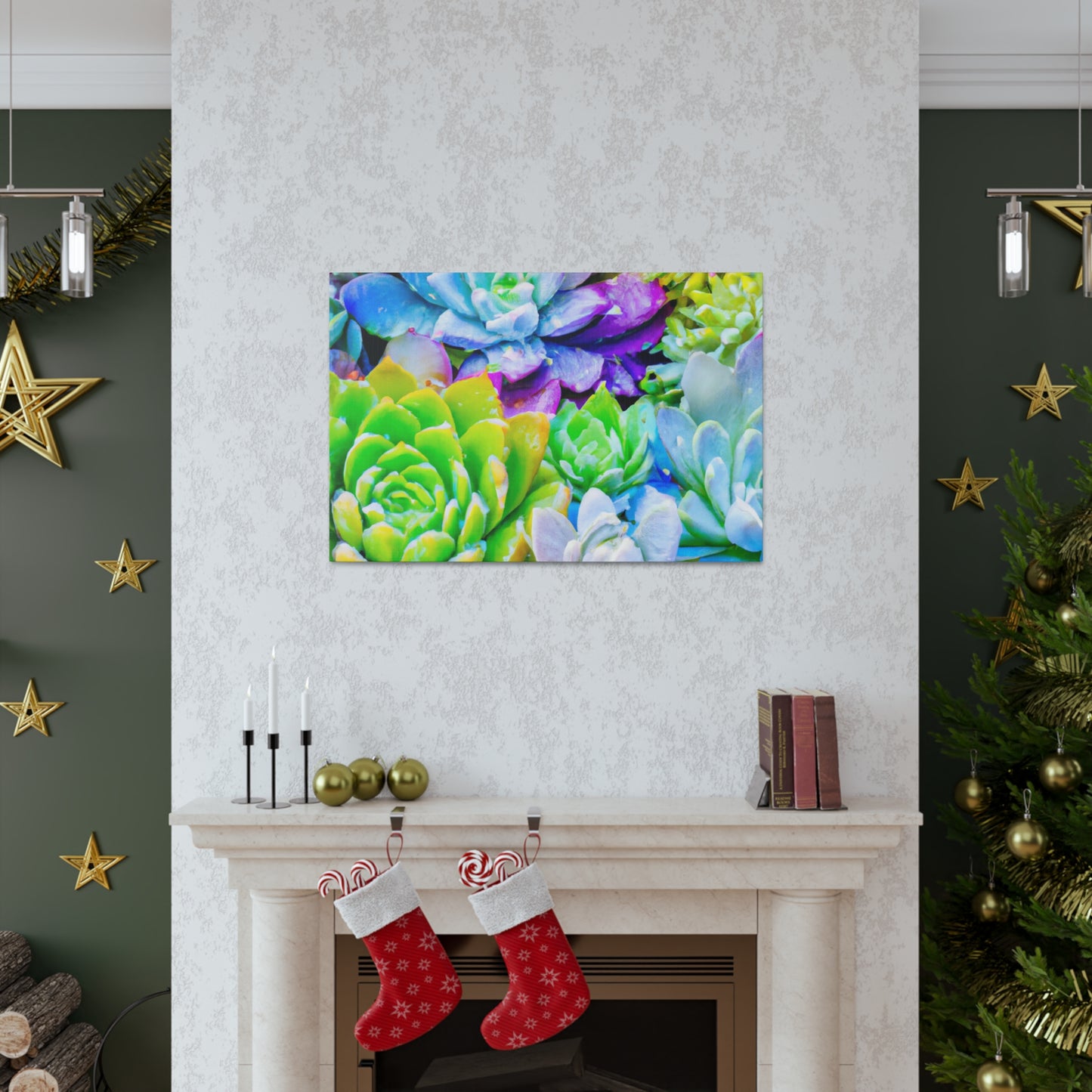 Garden of Bright Delights - Canvas - Succulent
