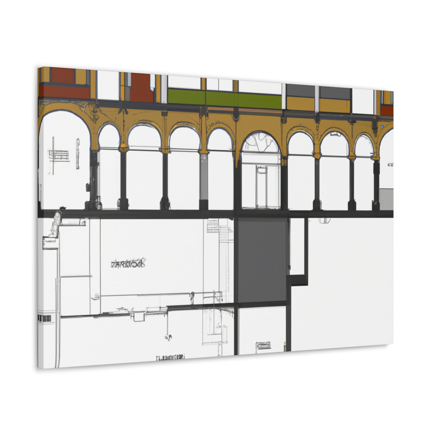 Ludmila Vaillant - Canvas - Architectural