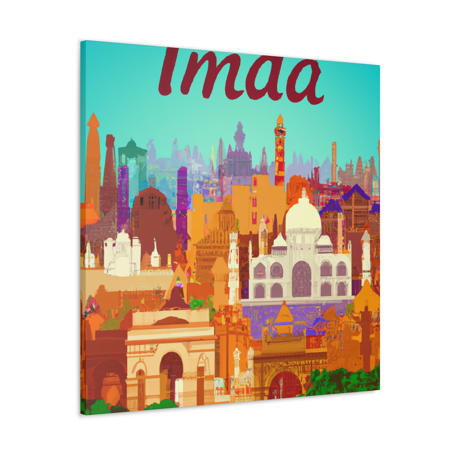 Namaste- Destination India - Canvas