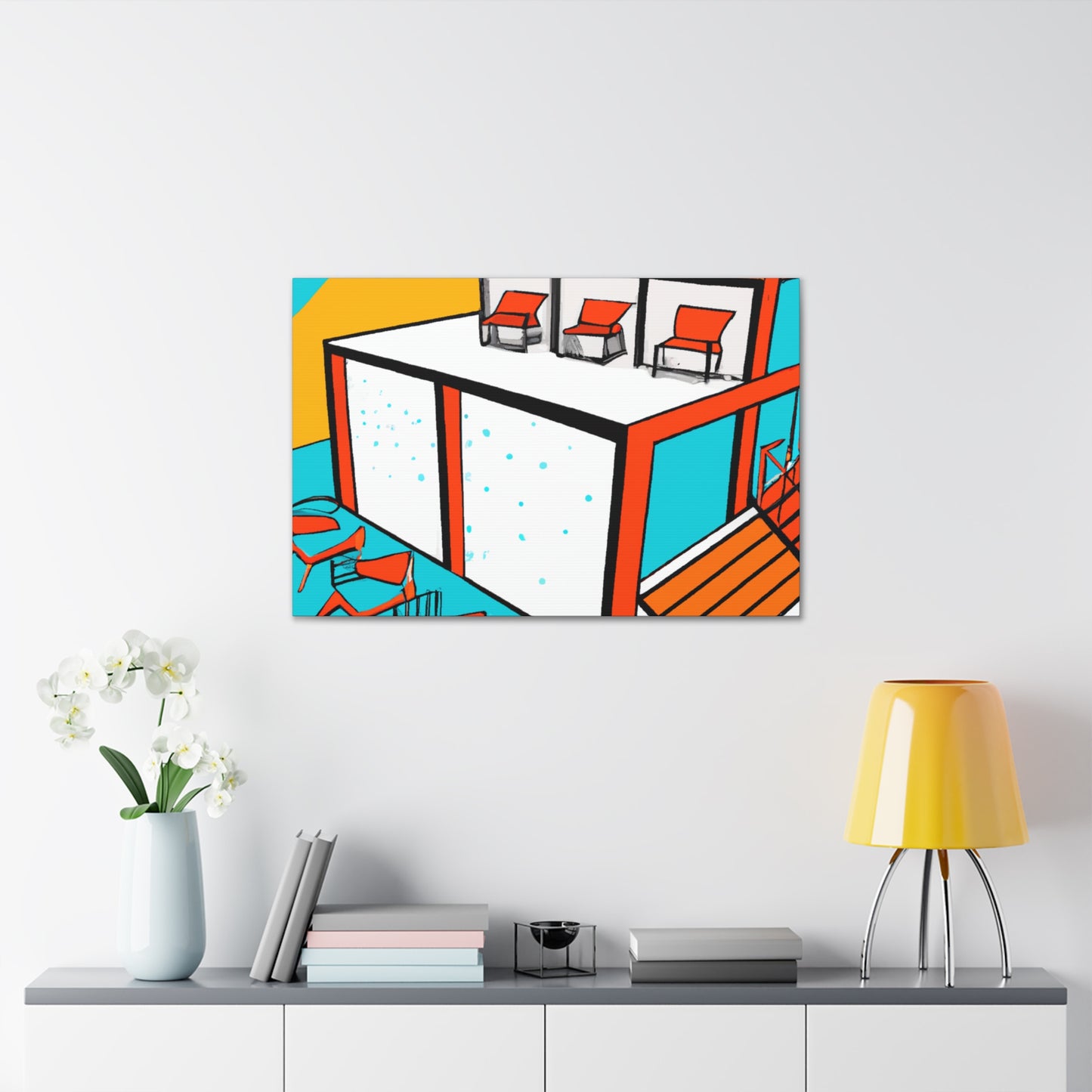 "Soundscape Journey - Midcentury" - Canvas - Pop Art