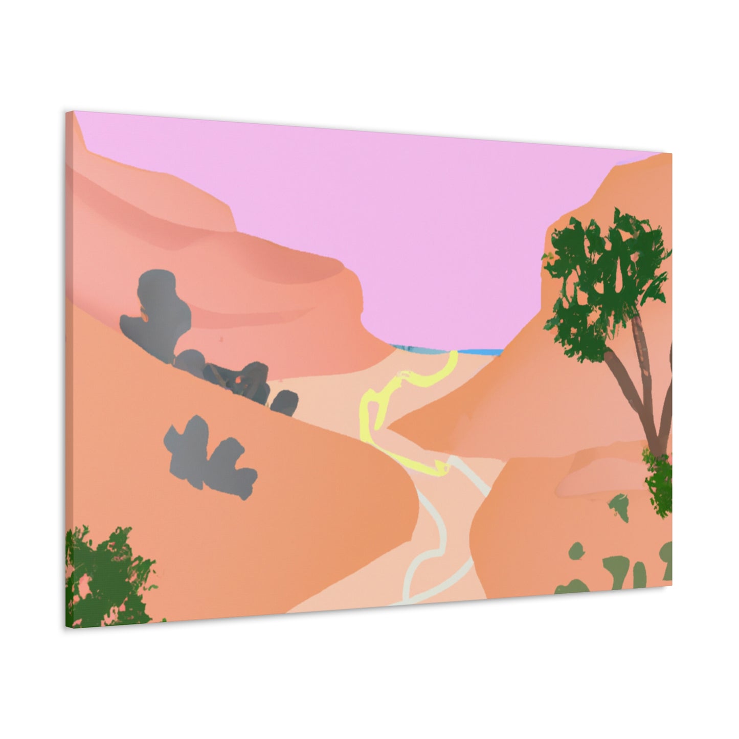 Flaming Dunes - Landscape - Canvas