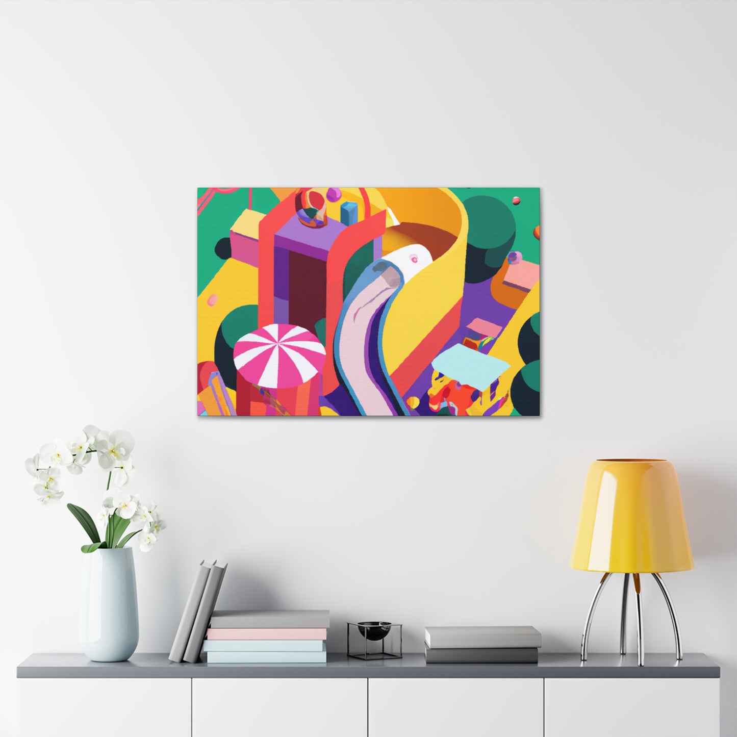 Cotton Candy Castle-Amusement - Canvas
