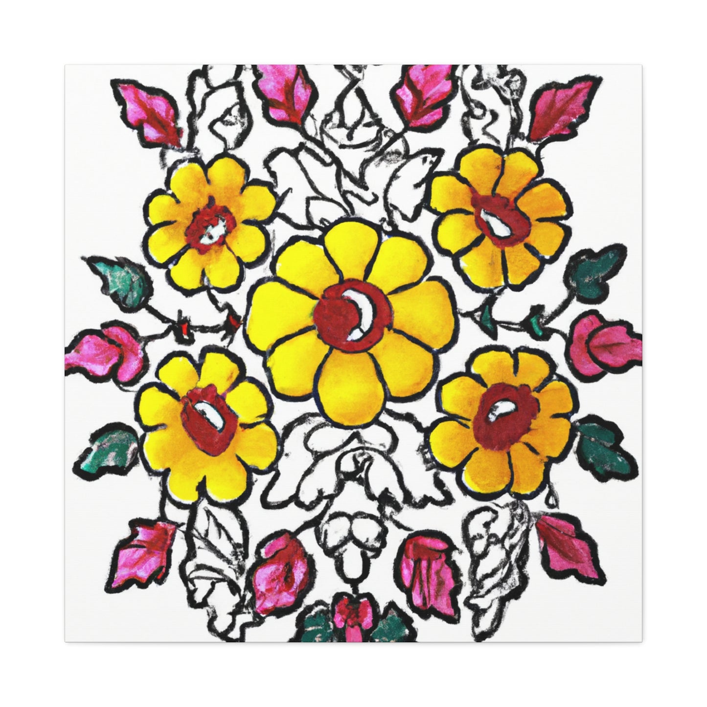 Aurora-Floral - Canvas