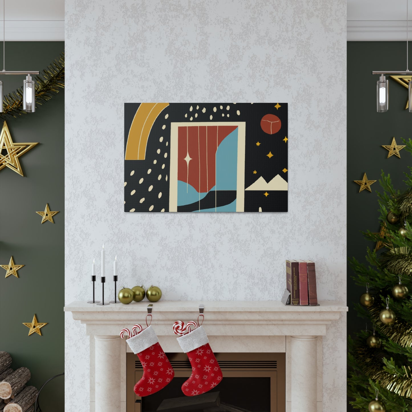 Honey Entry - Midcentury Canvas