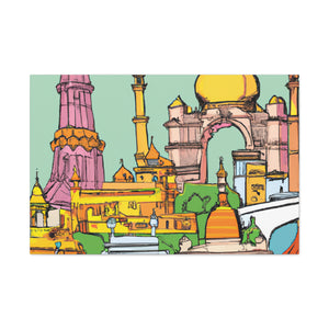 Lotus Island - Destination India - Canvas