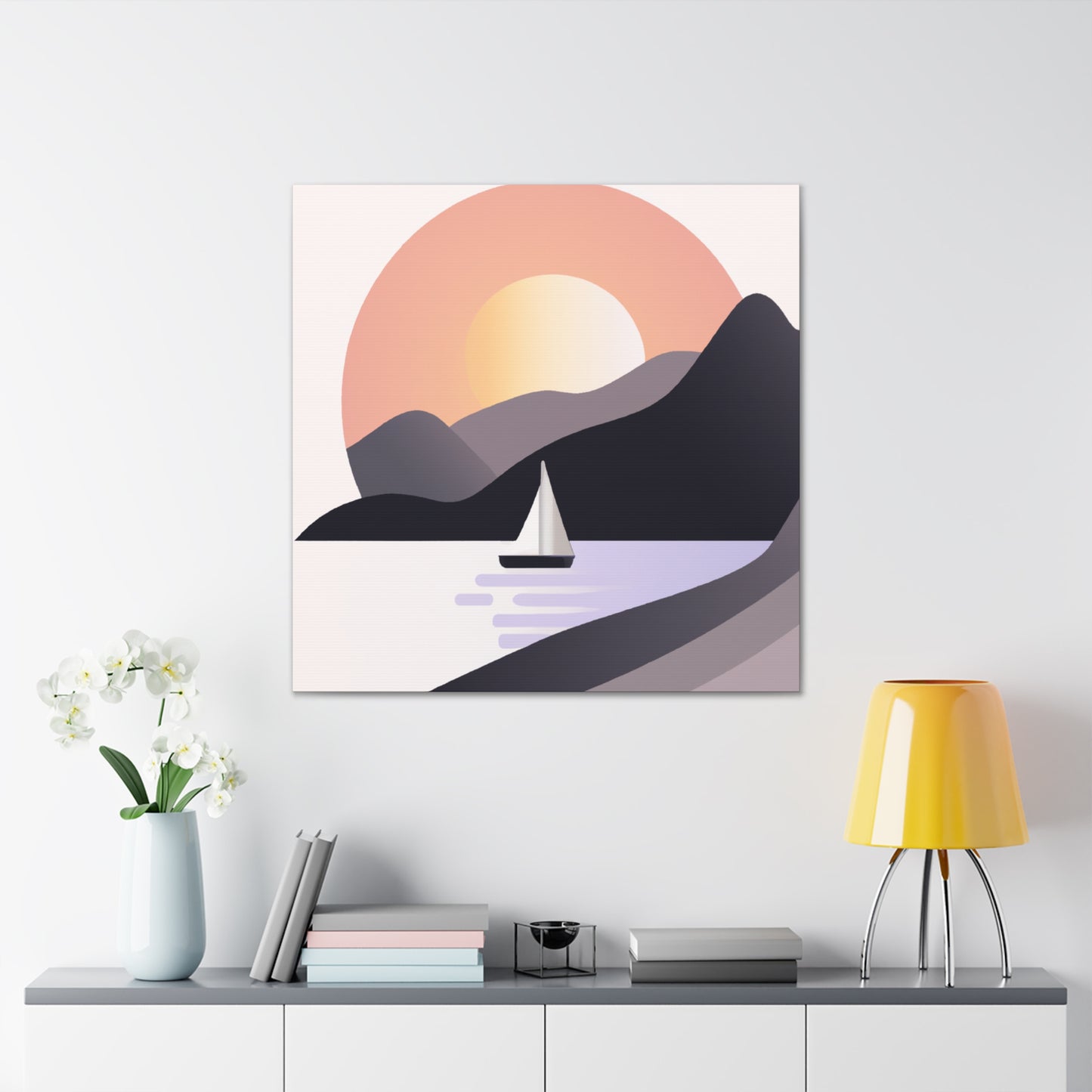 Galaxy Gleam - Minimalism - Canvas