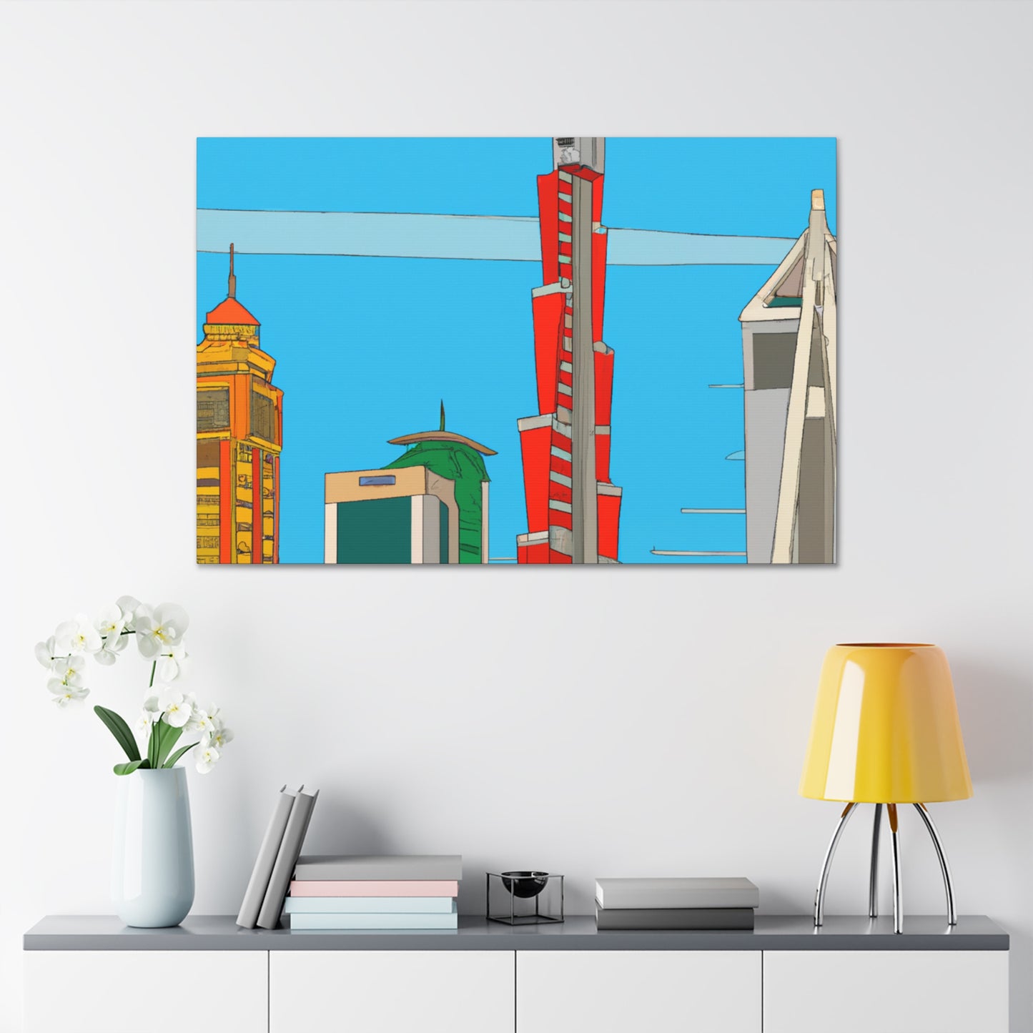Turquoise Oasis – Destination Arab Emerates - Canvas