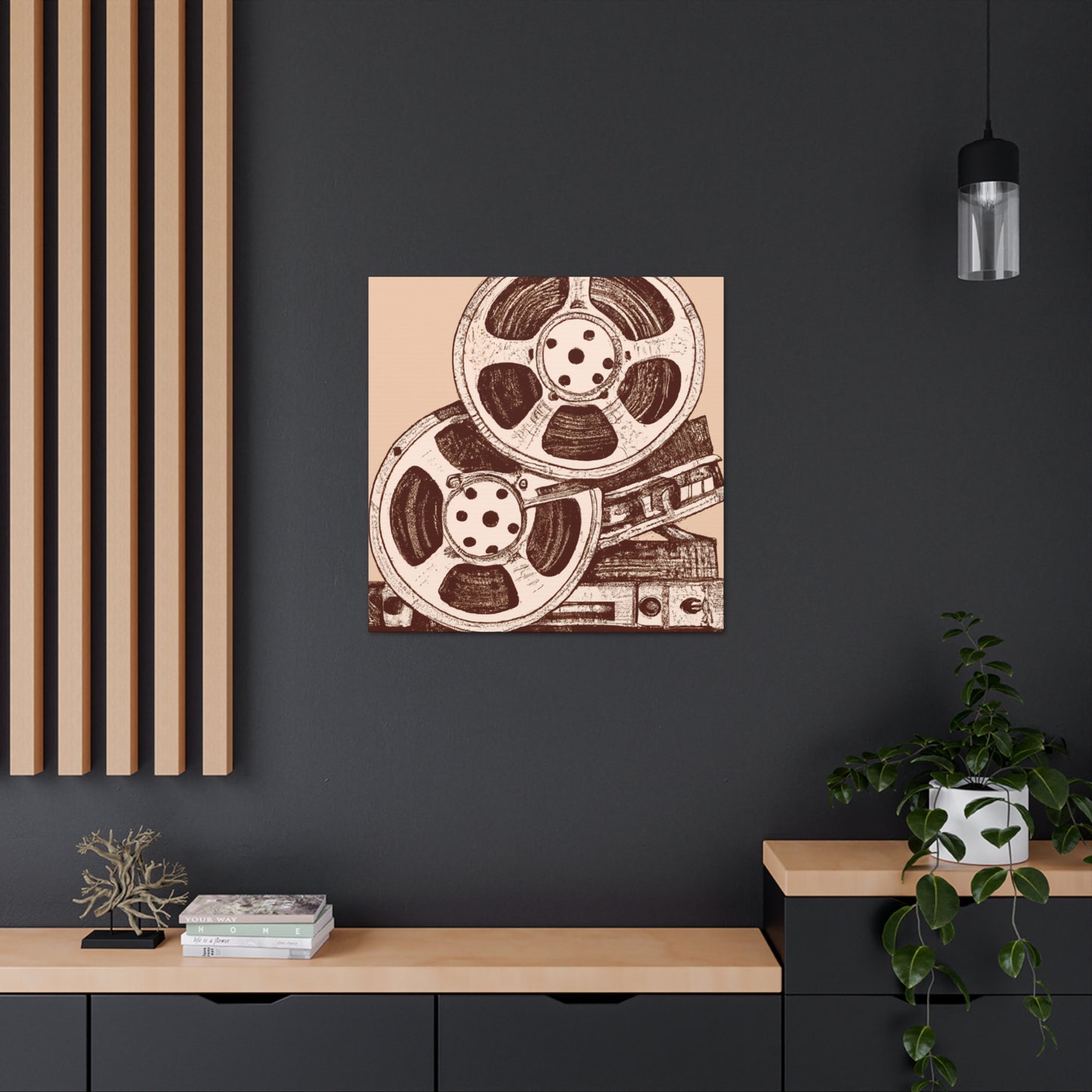 Reel Smashers - Retro Music and Film Canvas