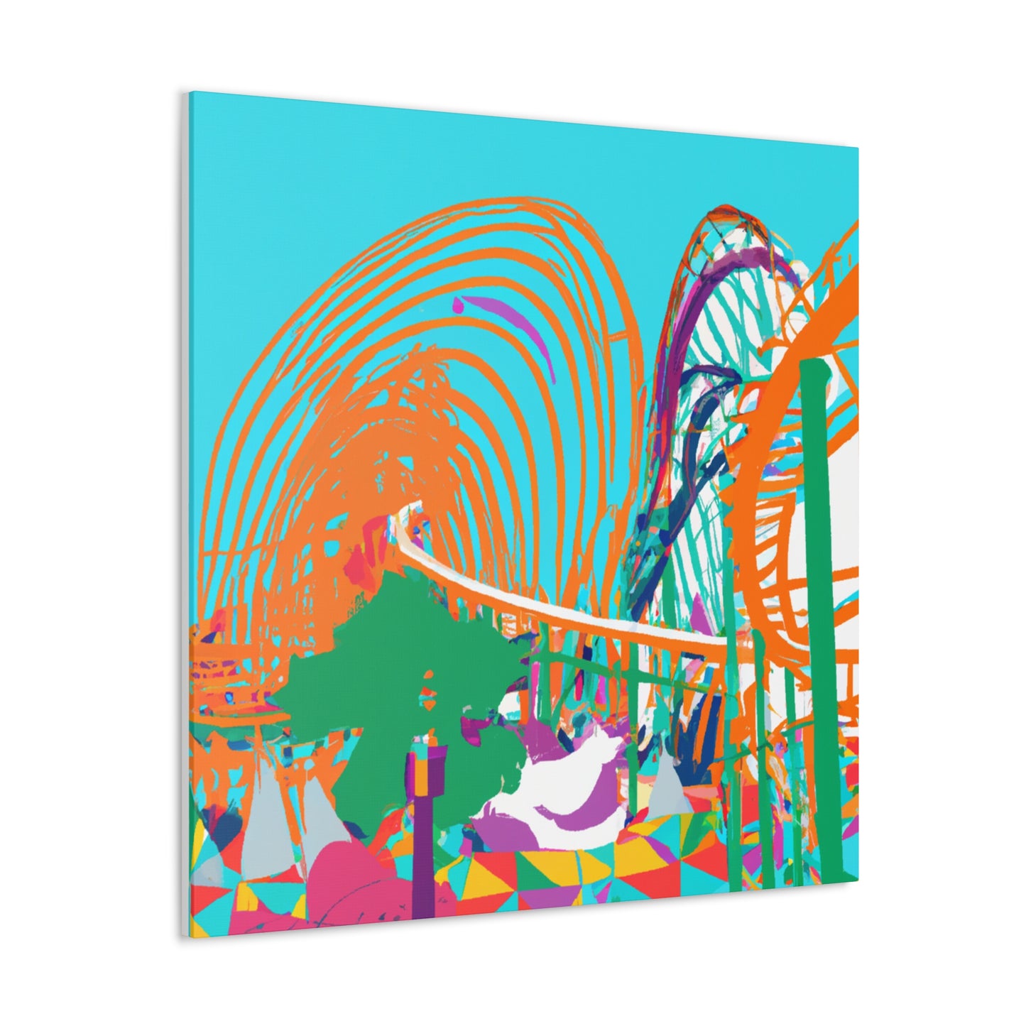 Carousel Kingdom - Amusement - Canvas