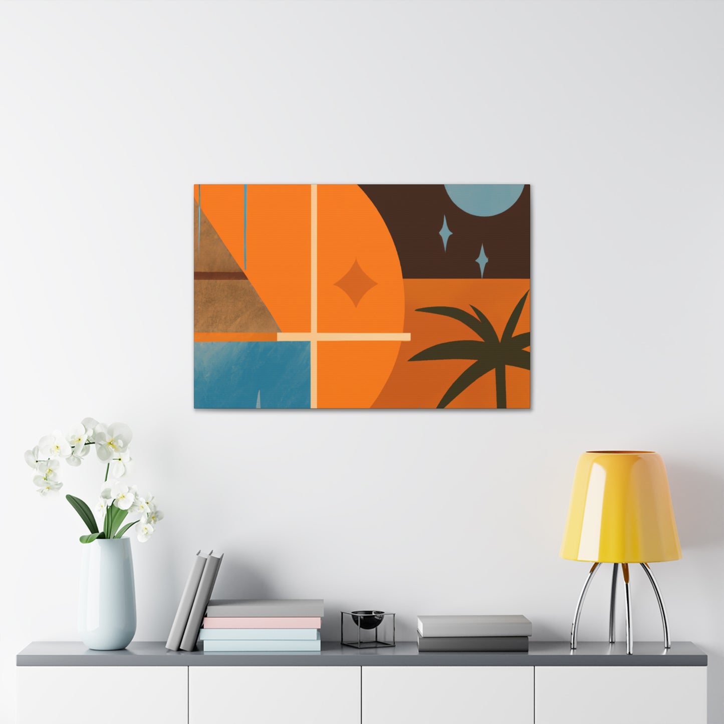Maddeningly Moody- Midcentury - Canvas