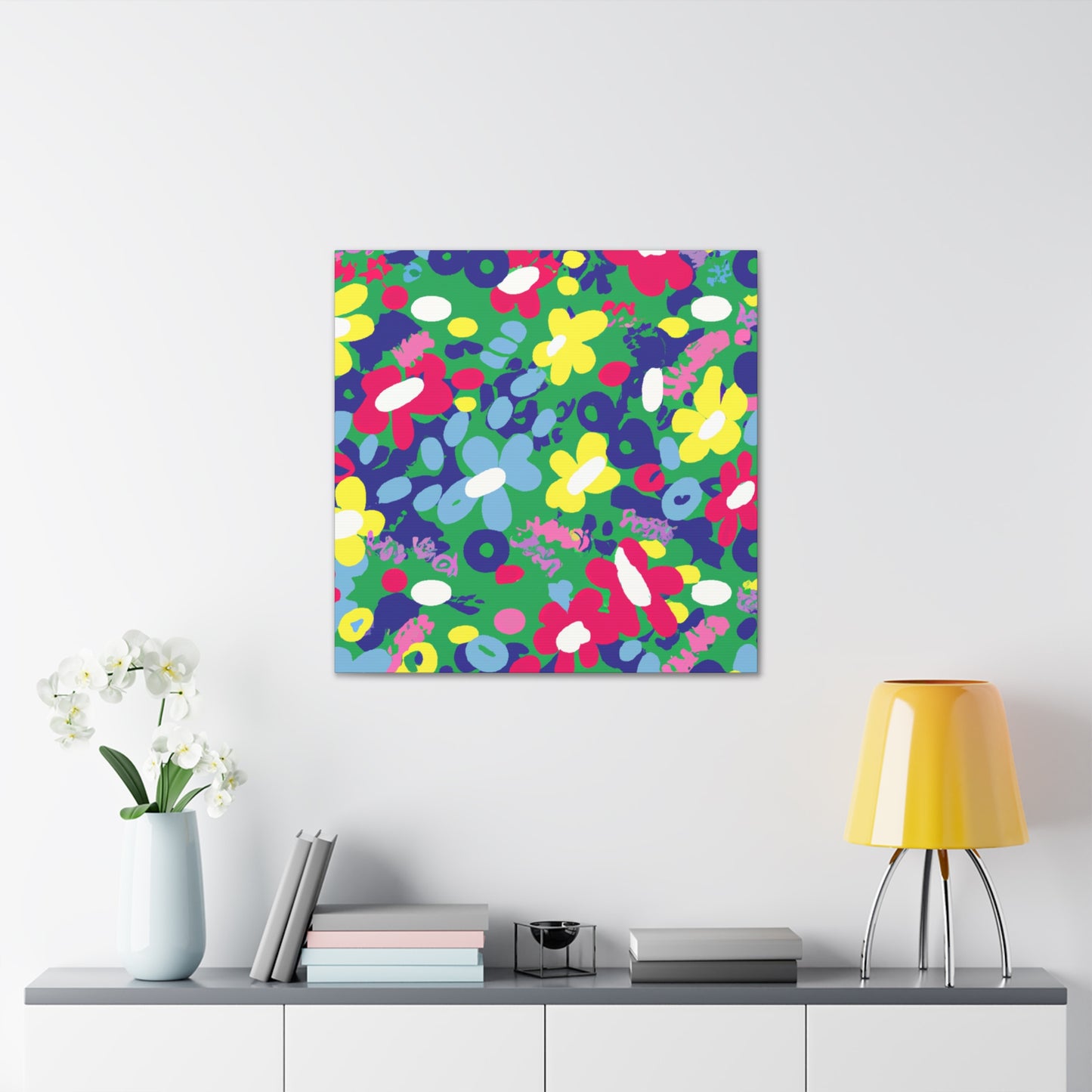 Bluestream - Floral - Canvas