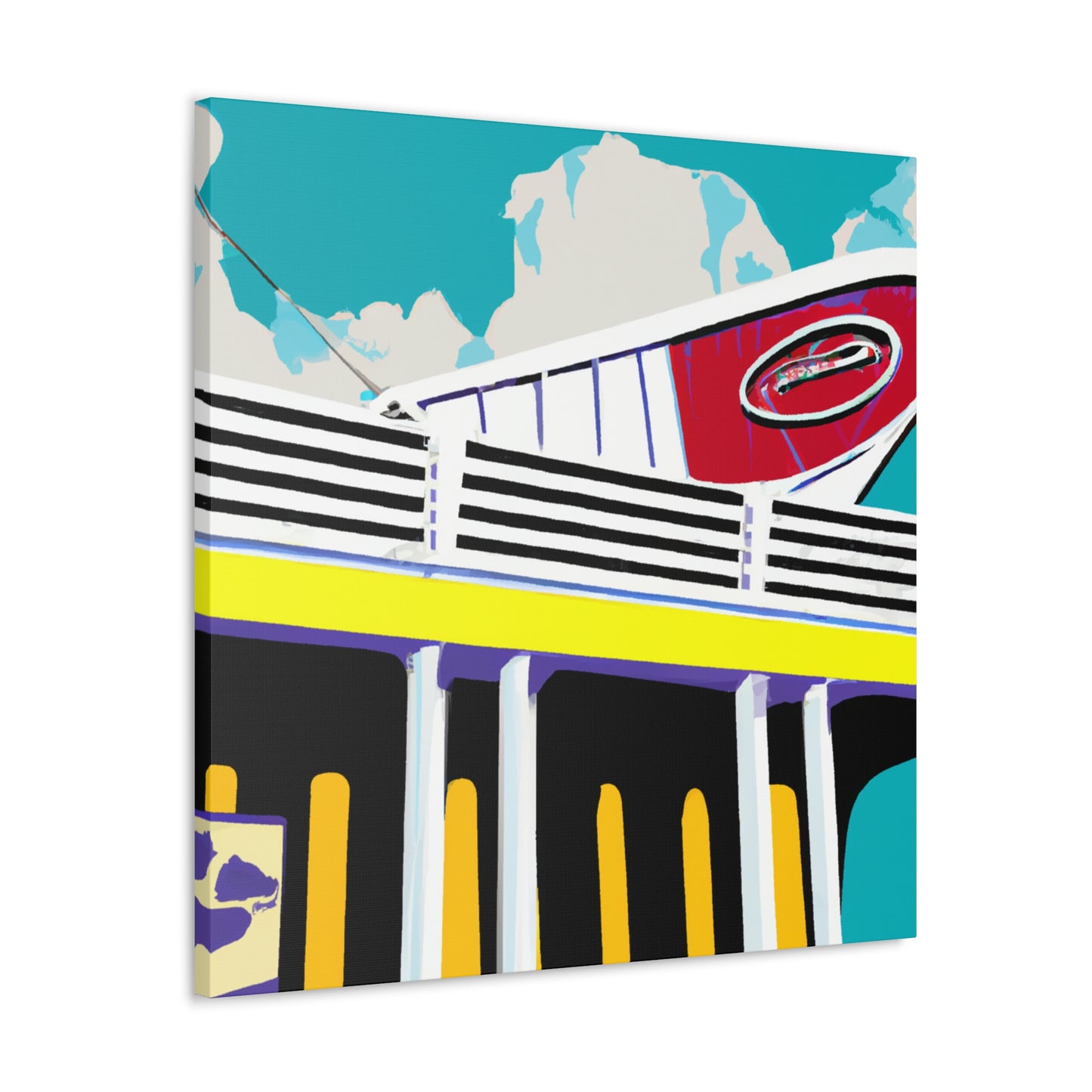 "Happy Days Diner" - Pop Art Canvas