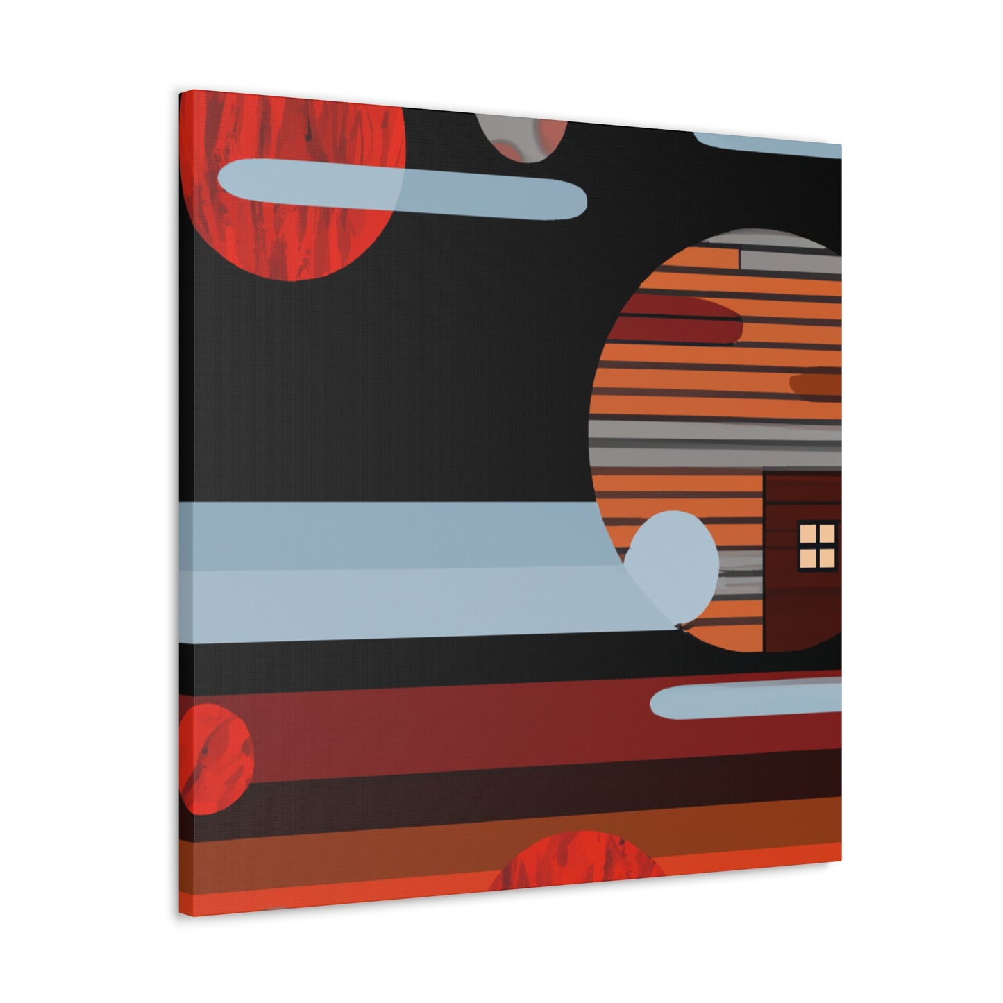Splashy Syncopation - Midcentury - Canvas