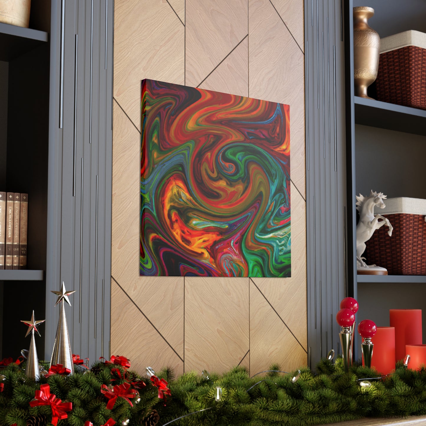 Heated - Canvas - Abstract