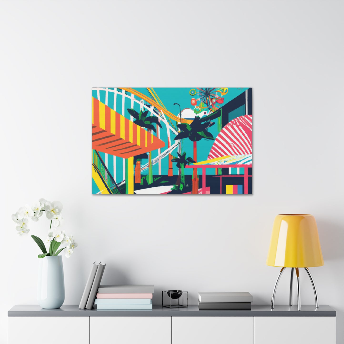 Verdant Valley - Landscape - Amusement - Canvas