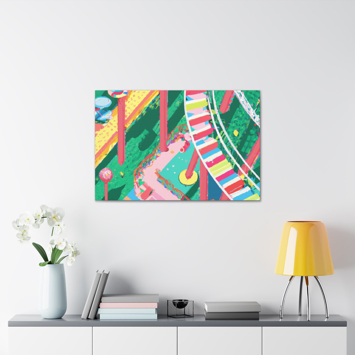 Candyland Vista - Amusement - Canvas