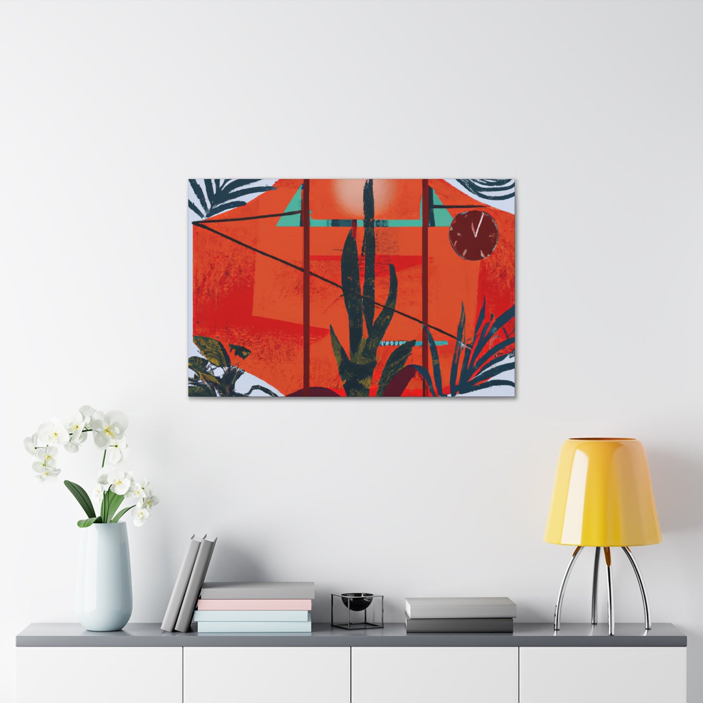 Dreamscape Vista- Midcentury - Canvas