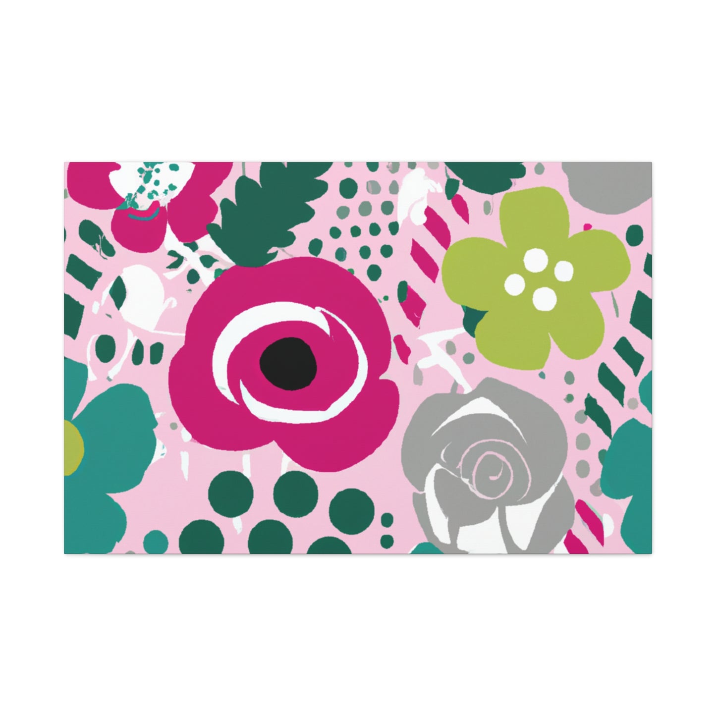 "Floral Fervor" - Floral Canvas