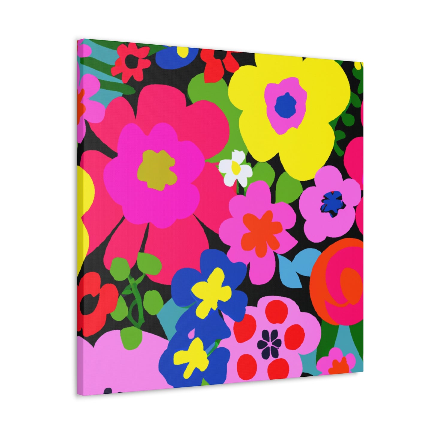 Floral Fusion: Floral Canvas