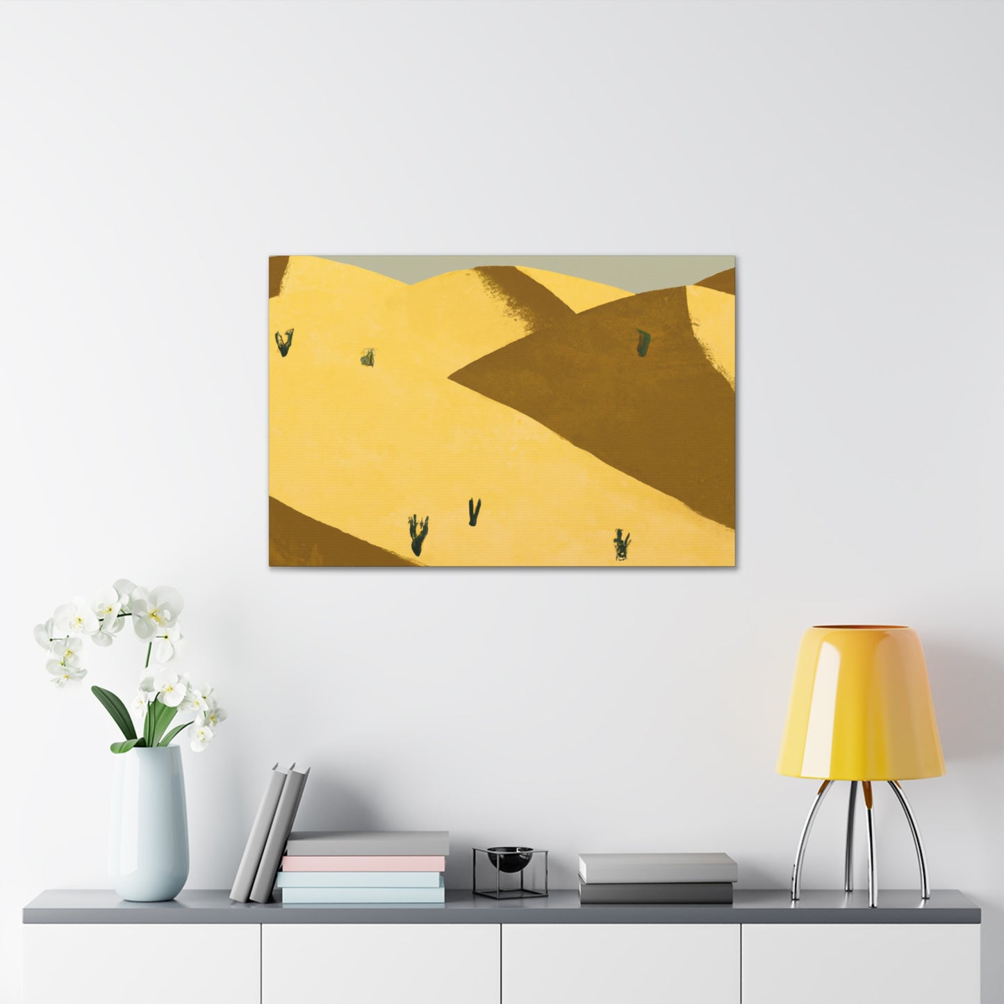 Vibrant Art Deco - Vintage Contemporary - Desert - Canvas