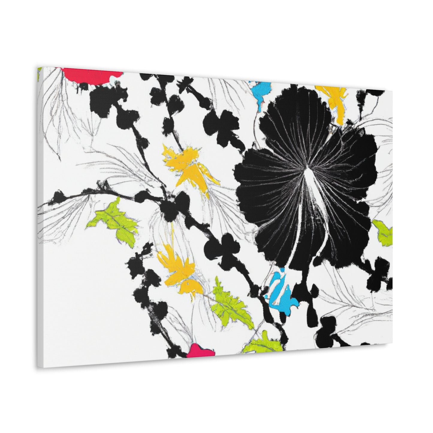 Periwinkle Petals - Floral - Canvas