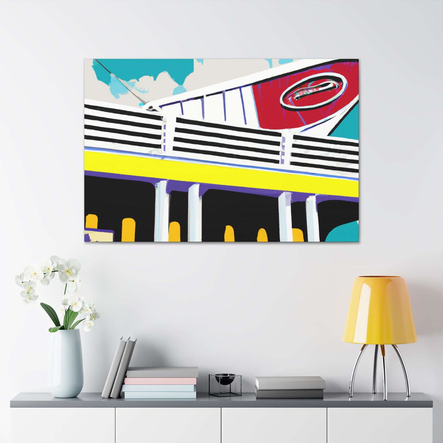 "Happy Days Diner" - Pop Art Canvas