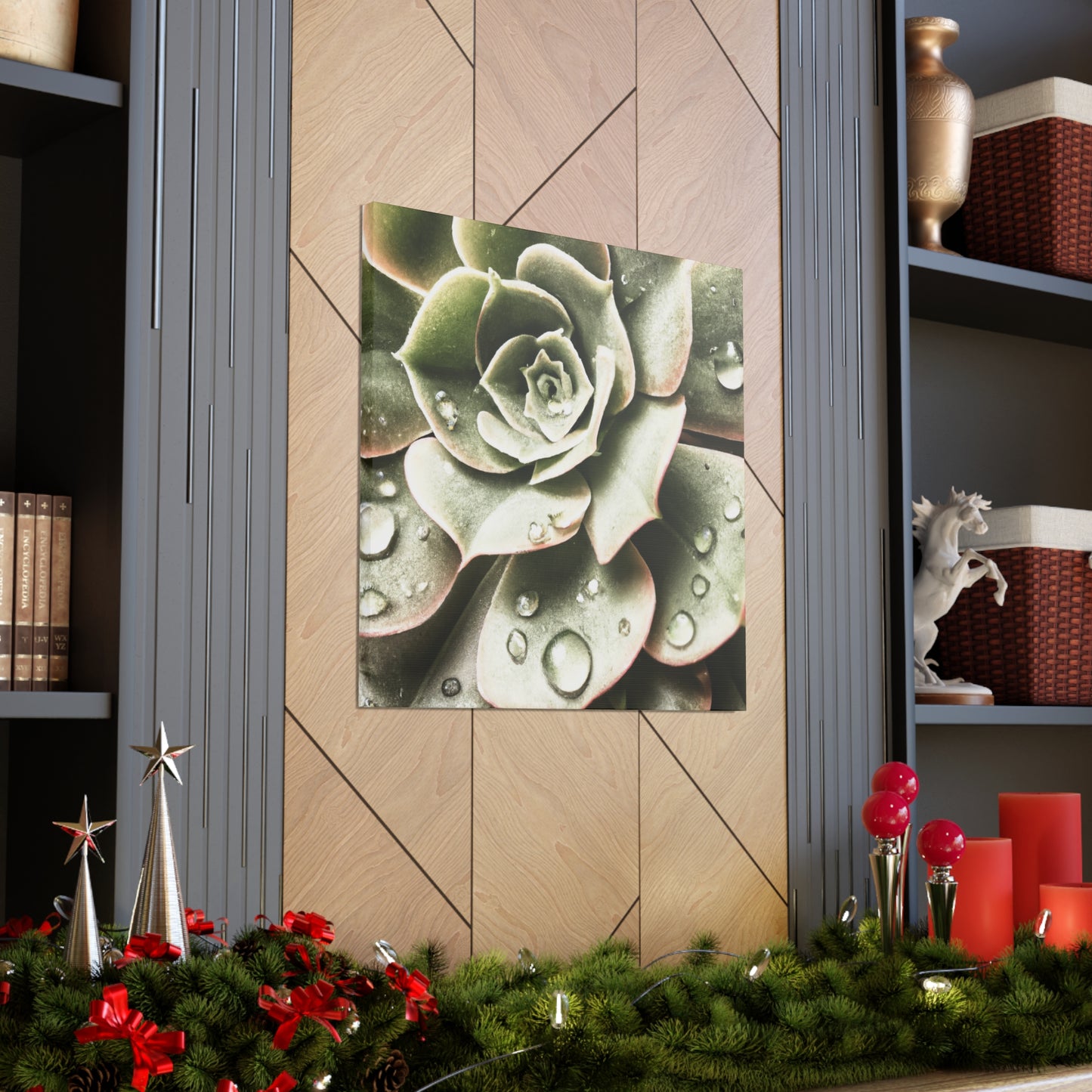 Neutral Close Up - Canvas - Succulent