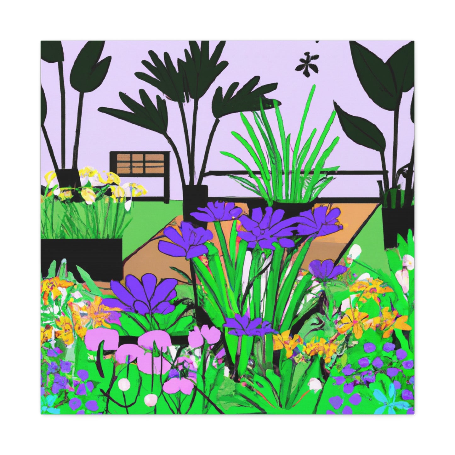 Gardenswept - Landscape - Canvas