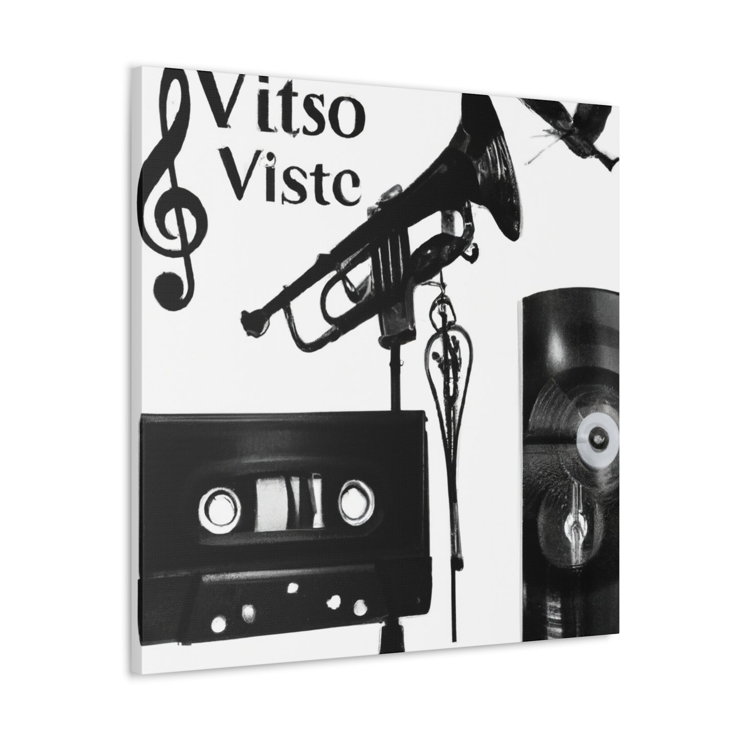 Viste Set - Retro Music and Film Canvas