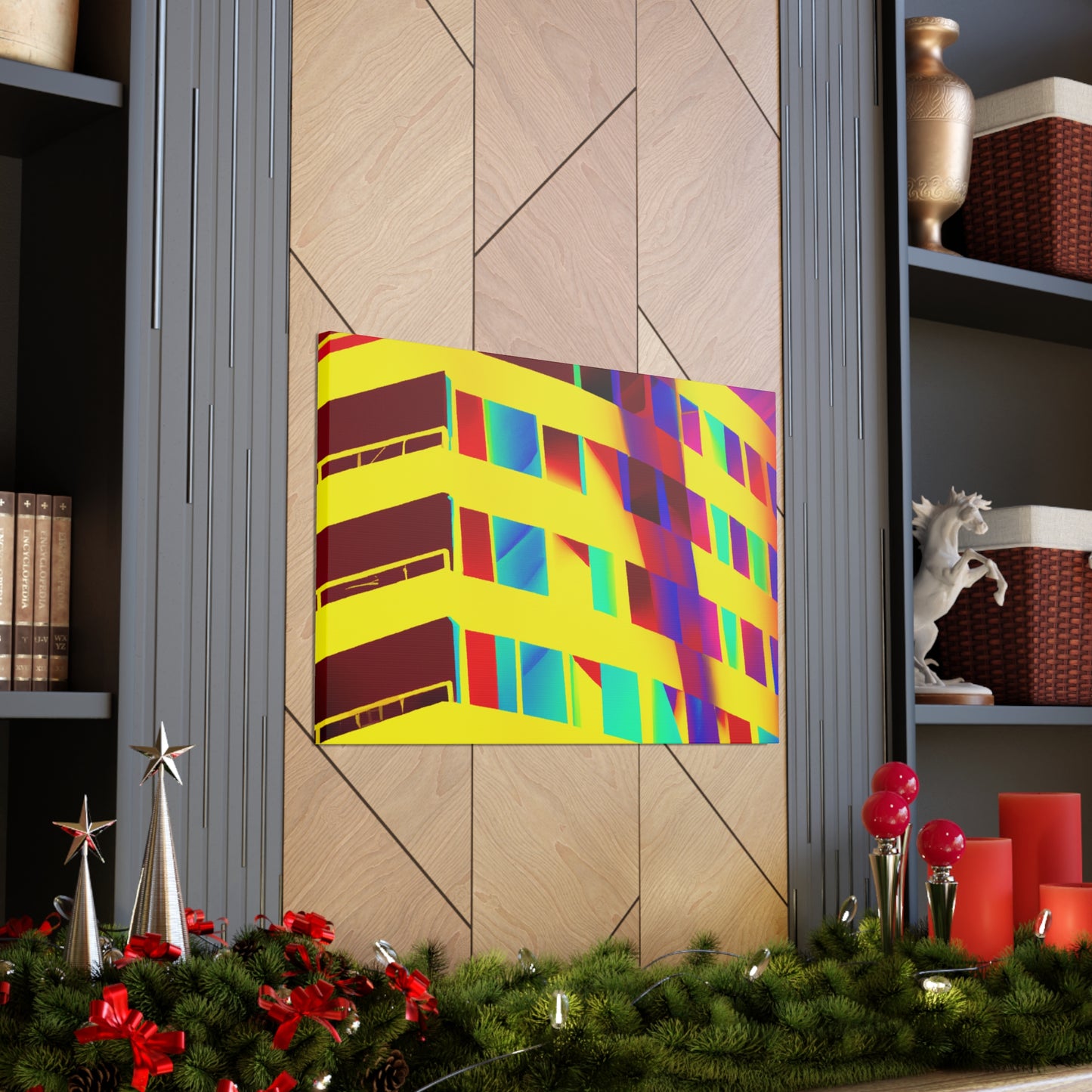 Majestic - Architectural Canvas Pop Art