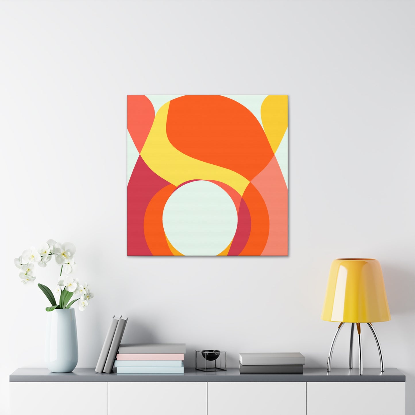 "Optical Illusions - Midcentury" - Canvas