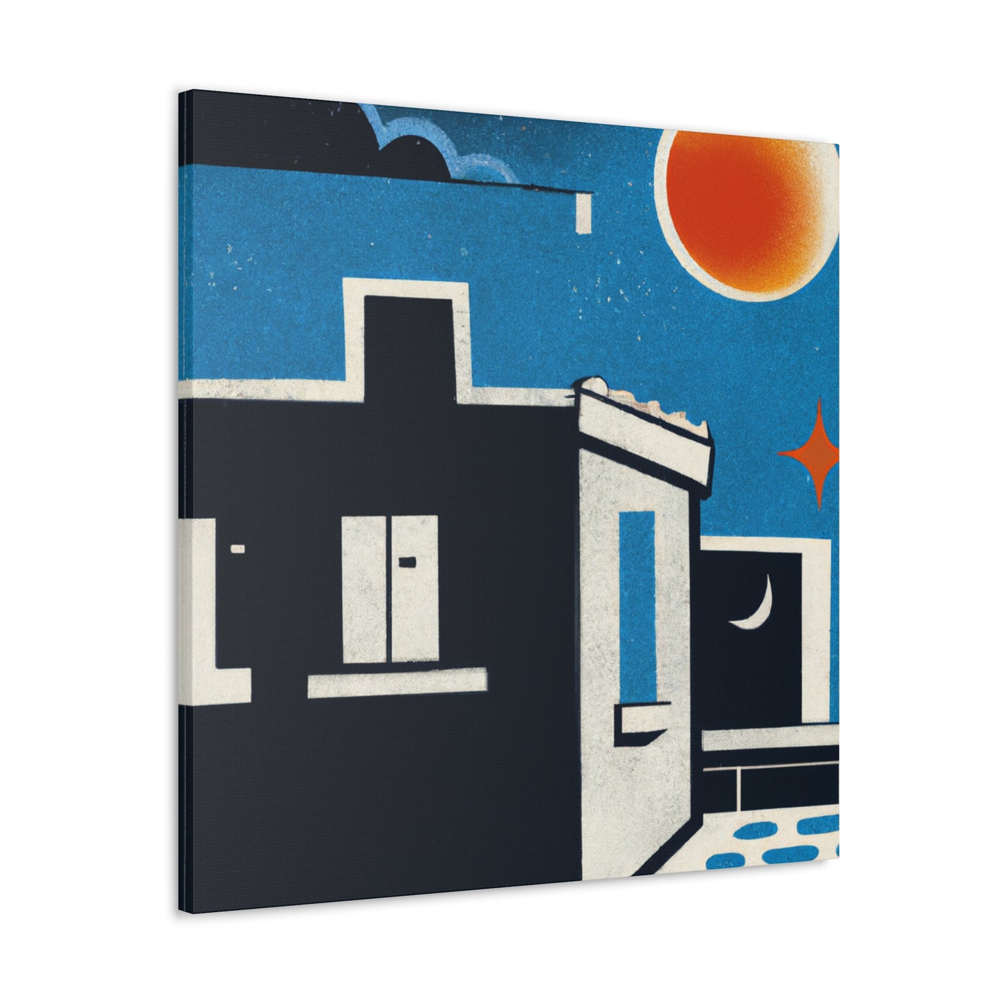 Funky Town - Midcentury Canvas