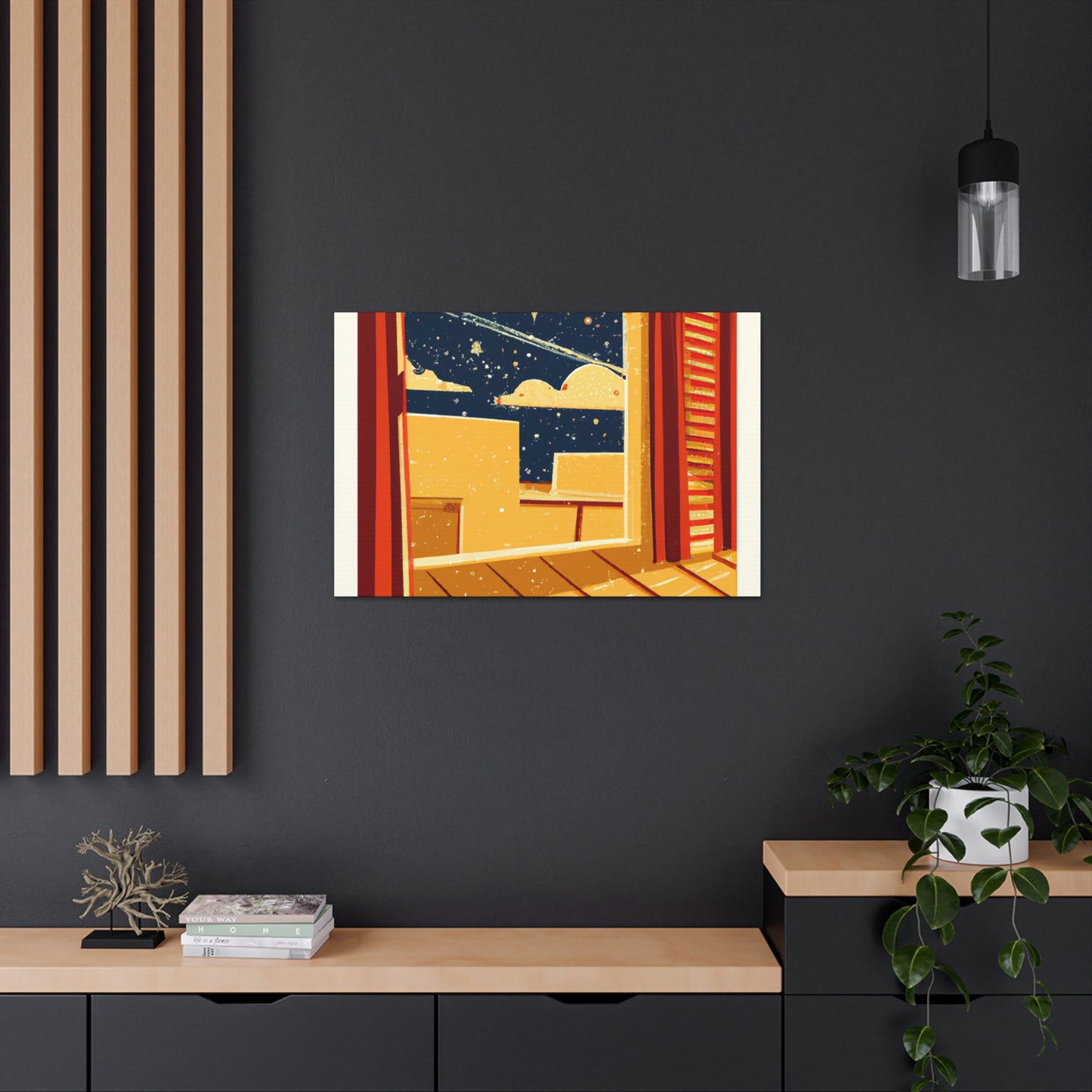 Shudder - Midcentury Canvas