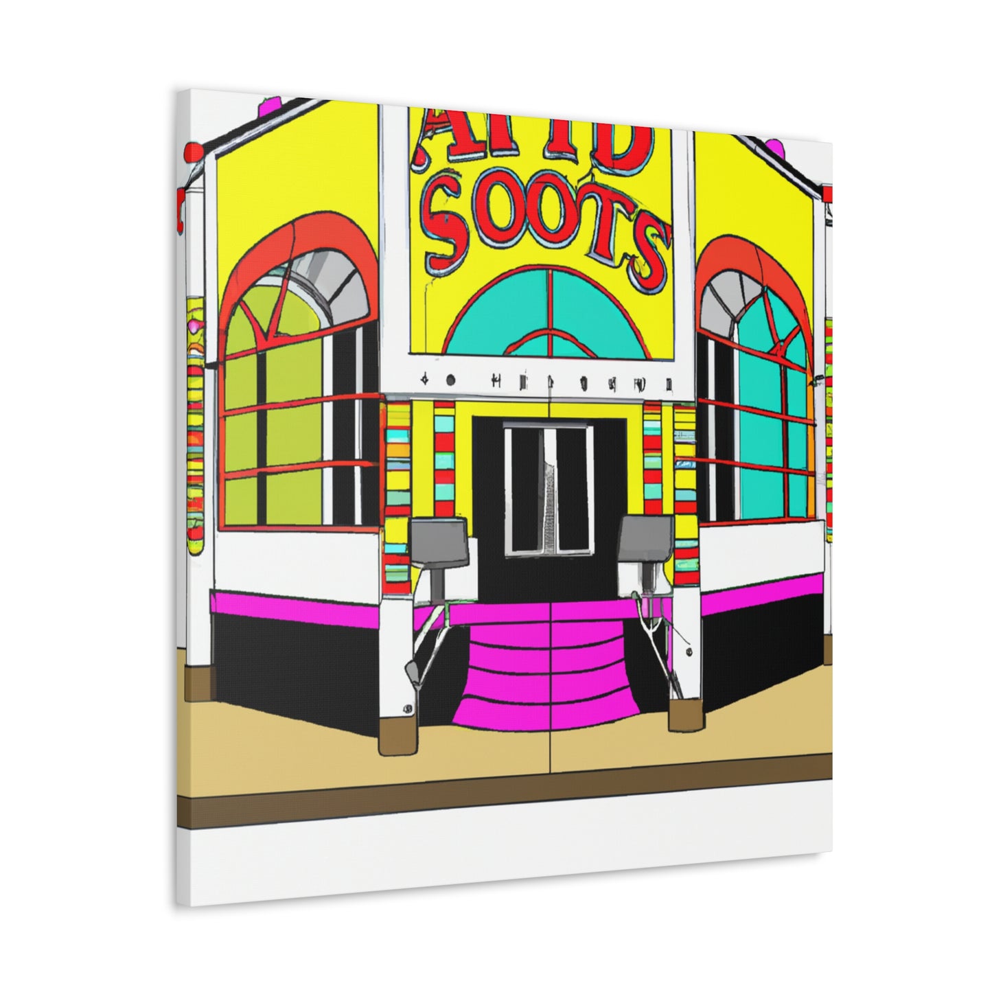 Cosmo Retro Arcade. - Canvas - Pop Art