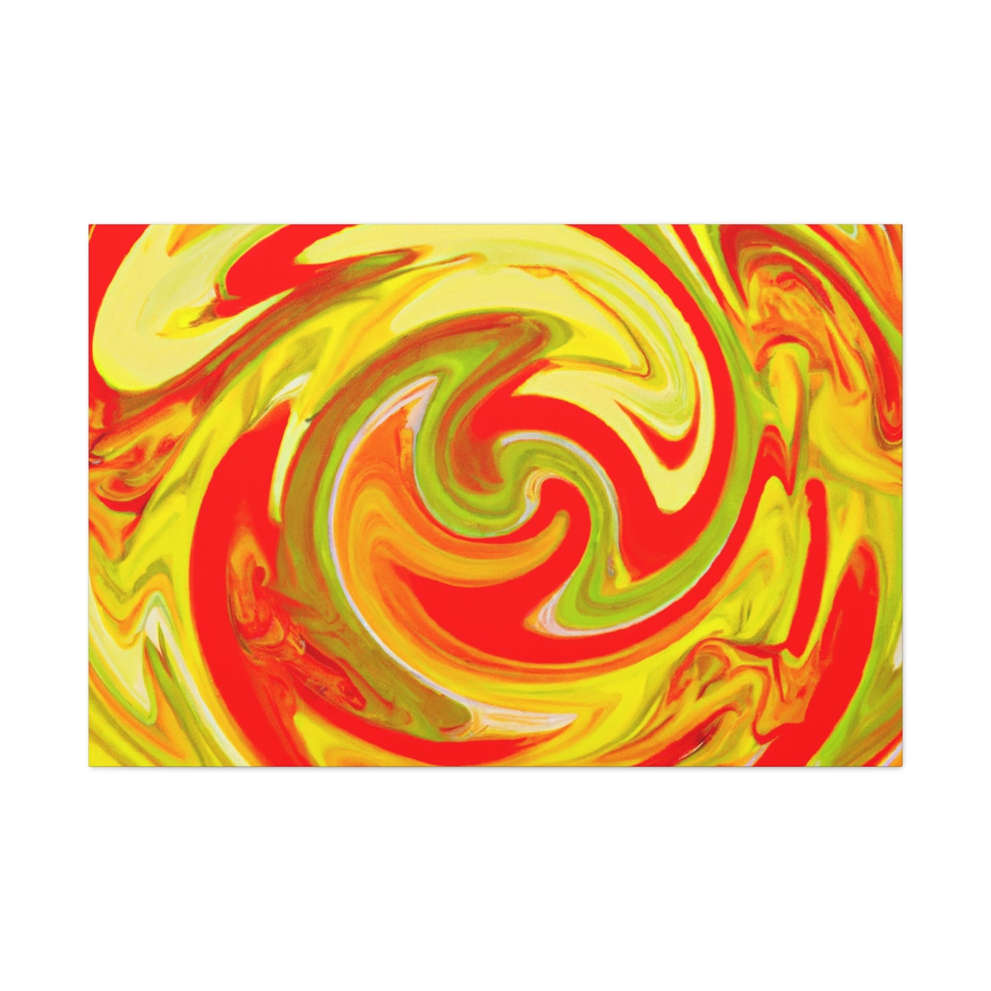 Oceanic Peacock - Abstract - Canvas