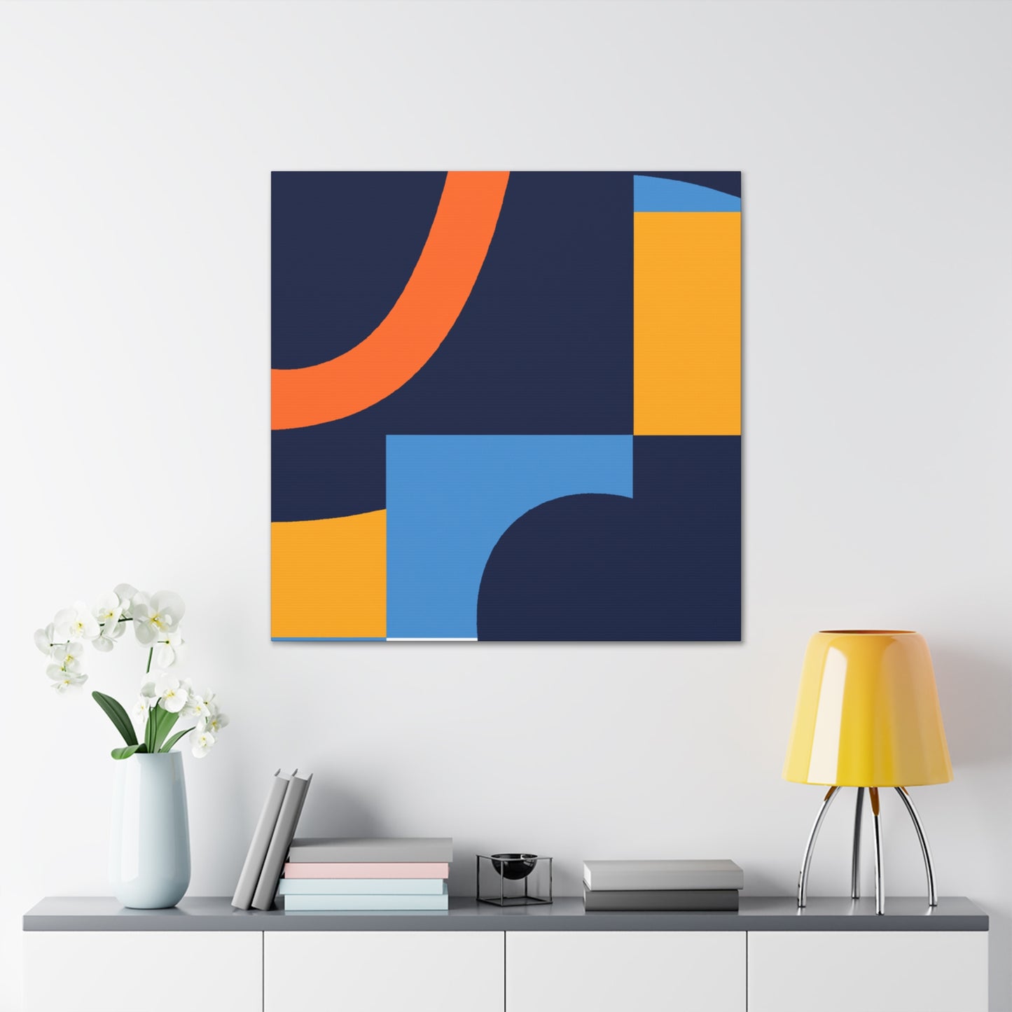 Groovy Geometry - Midcentury - Canvas