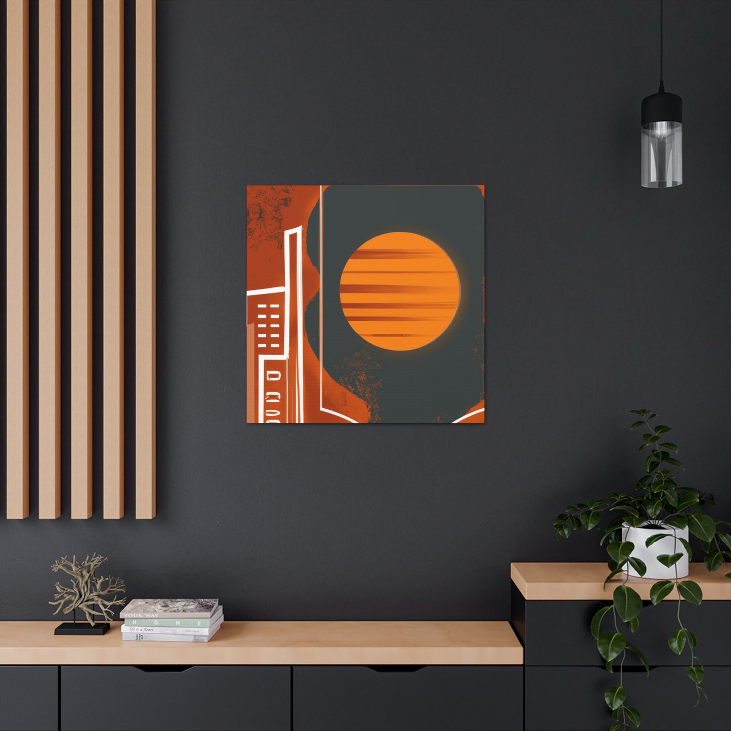 Full Blown - Midcentury Canvas