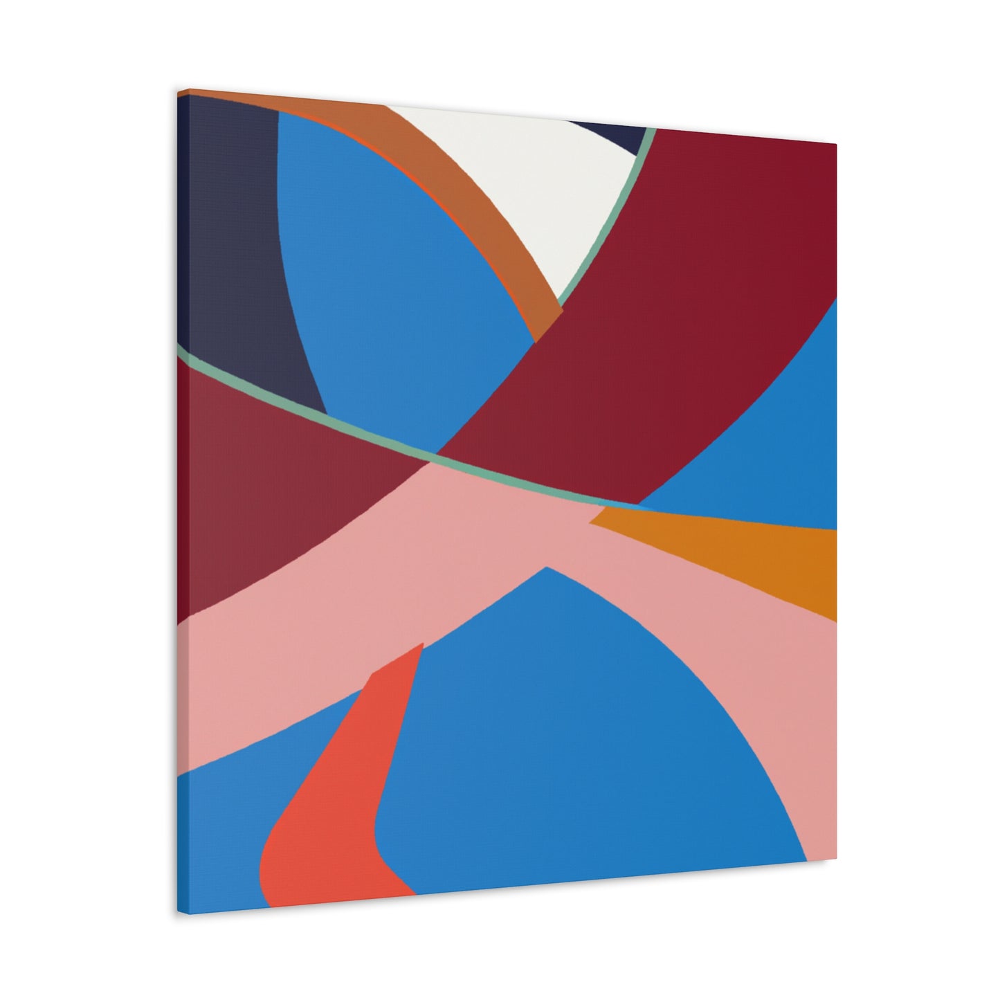 Atoms of Blooms - Midcentury - Canvas