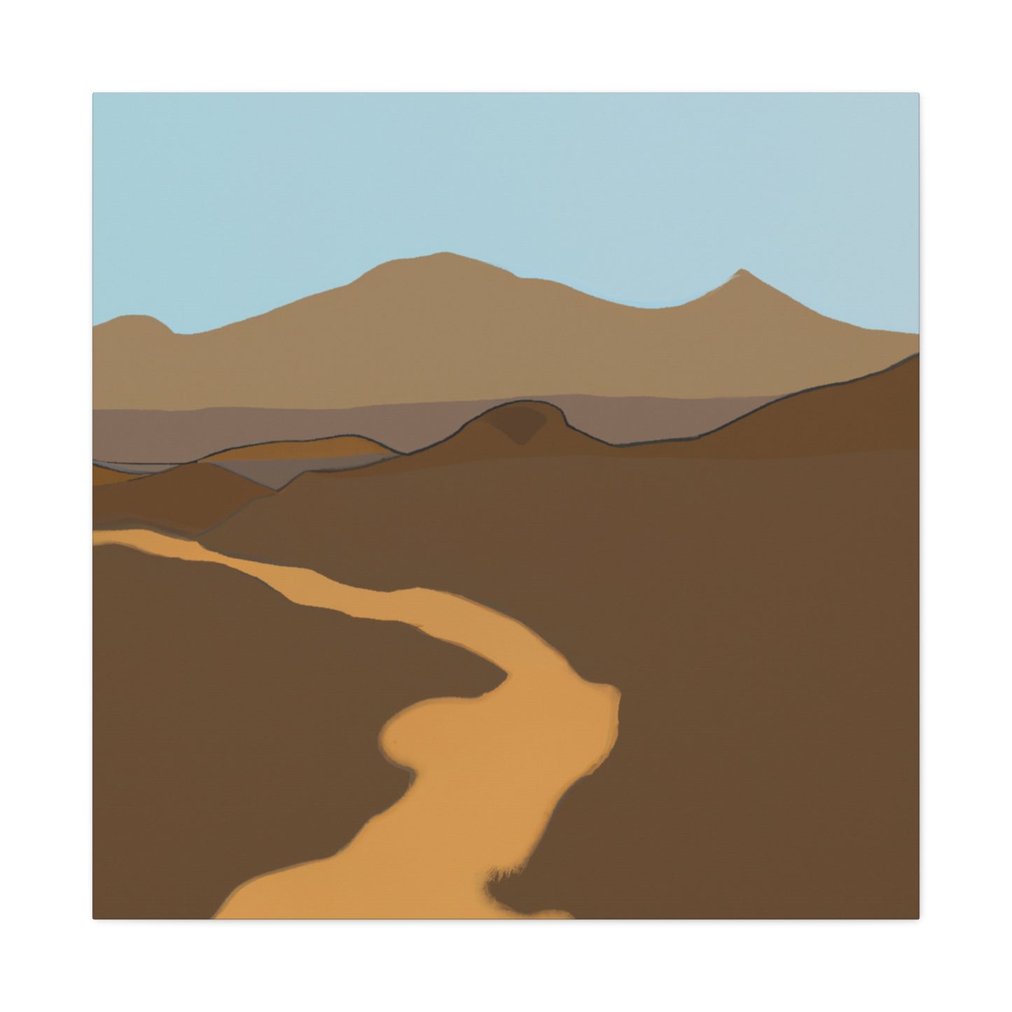 Desert Mirage - Landscape - Canvas
