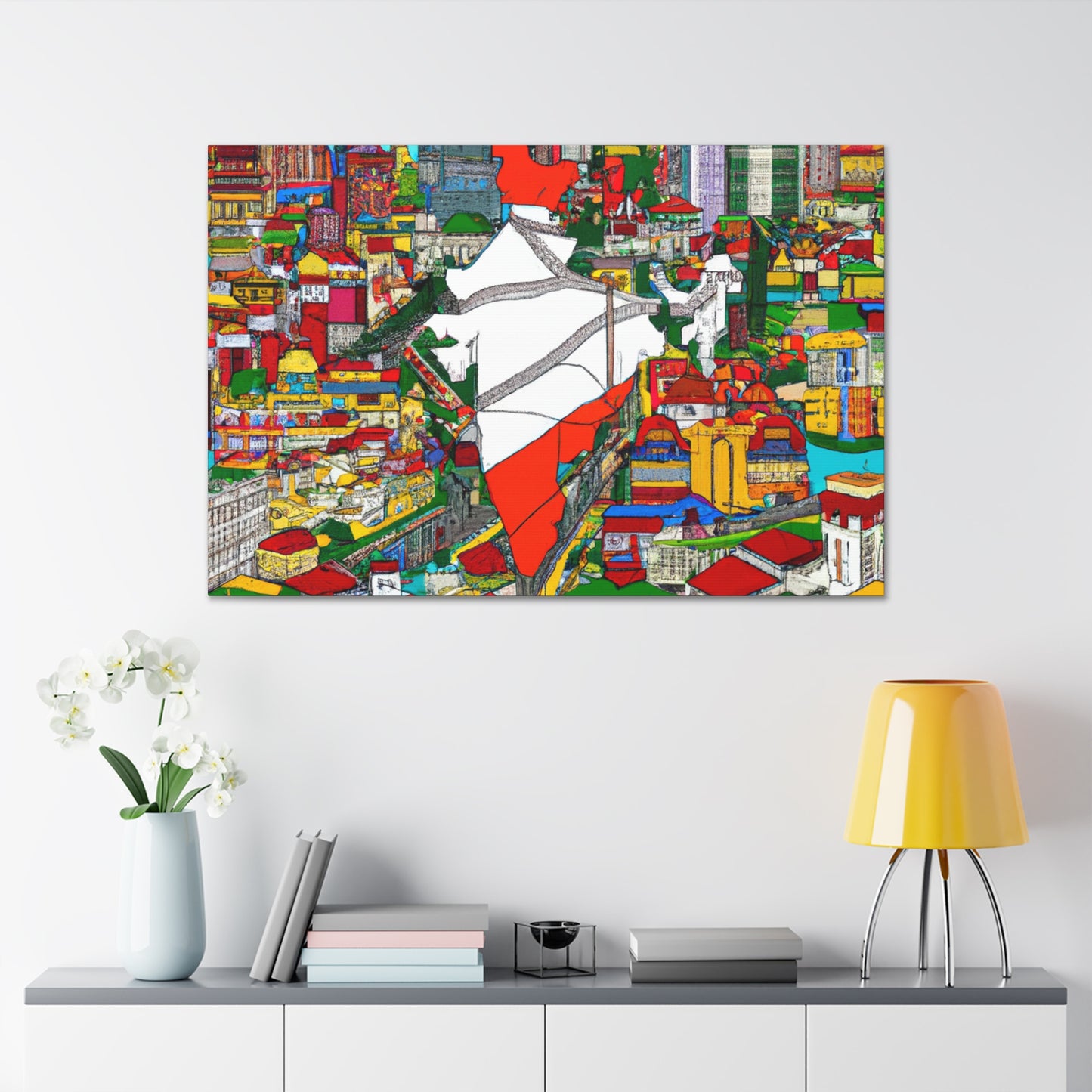 Golden Triangle - Destination India - Canvas
