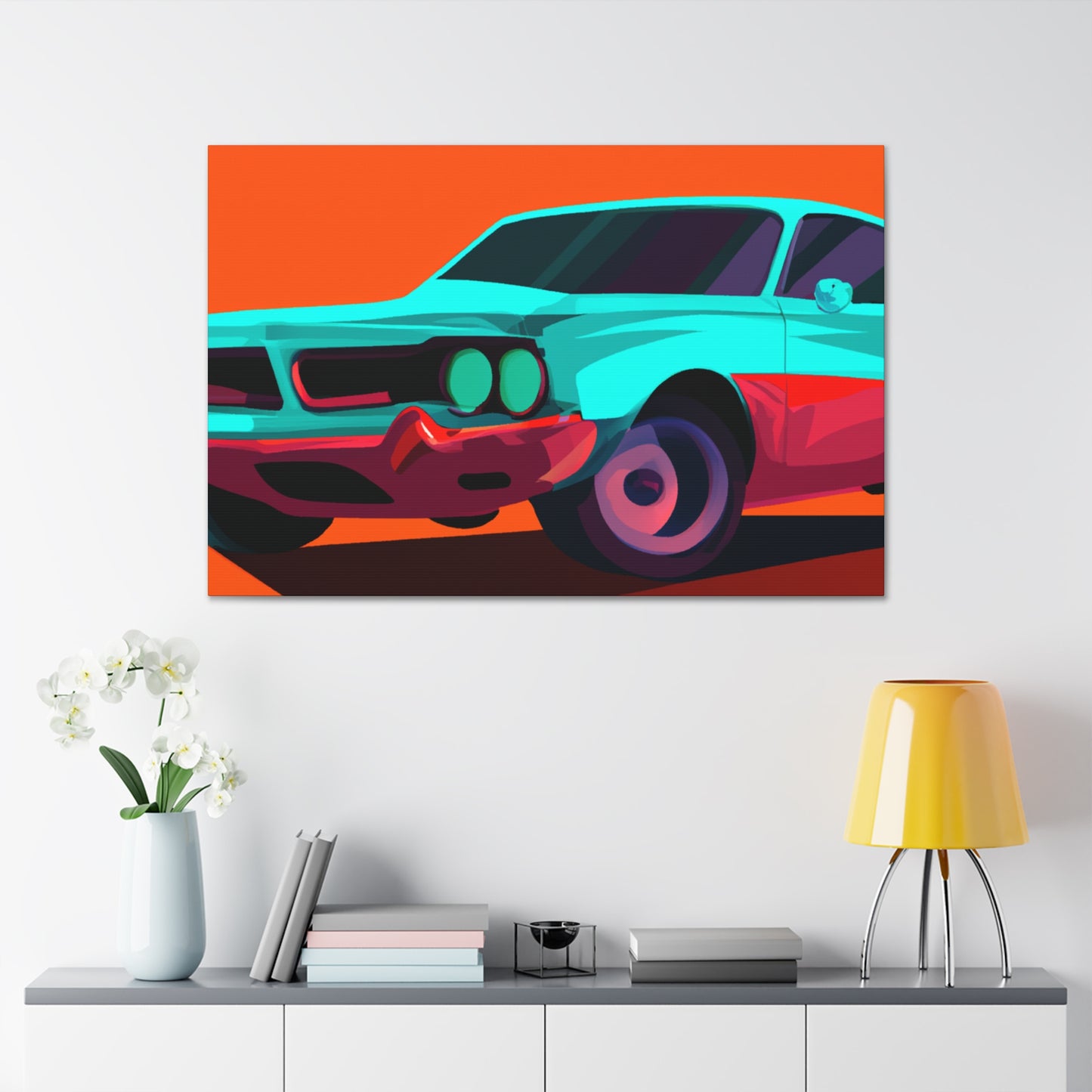 Old Fireball - Automobile - Canvas
