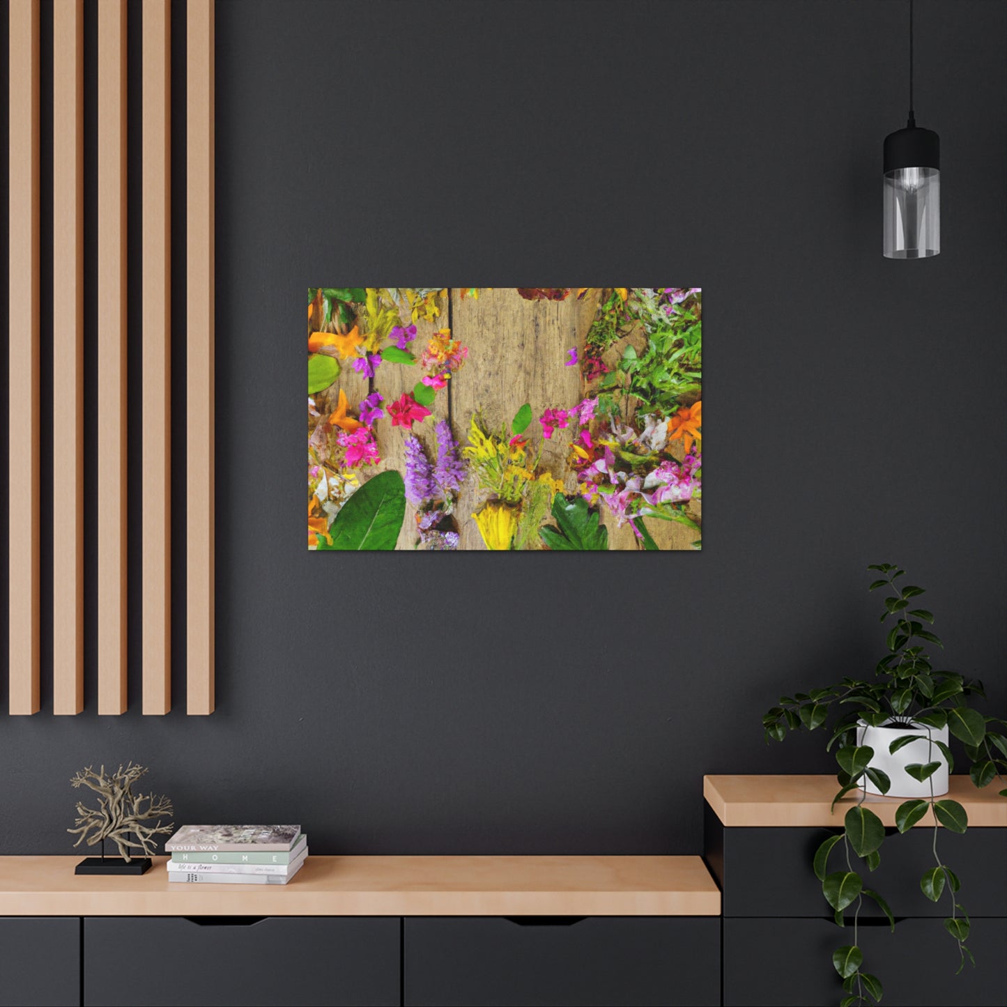 "Butterfly Blooms" - Canvas - Floral