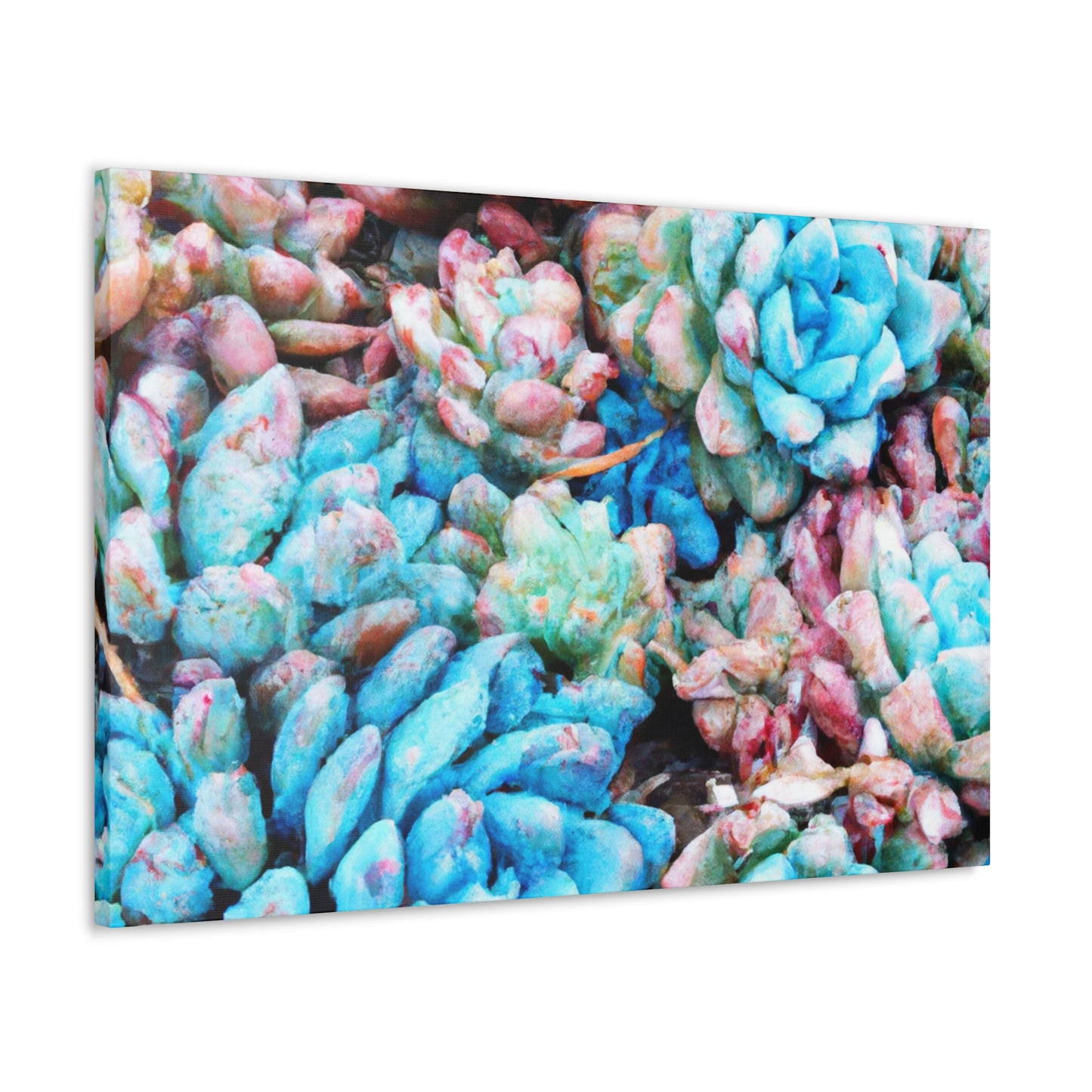 "Blooming Haven" - Canvas - Succulent