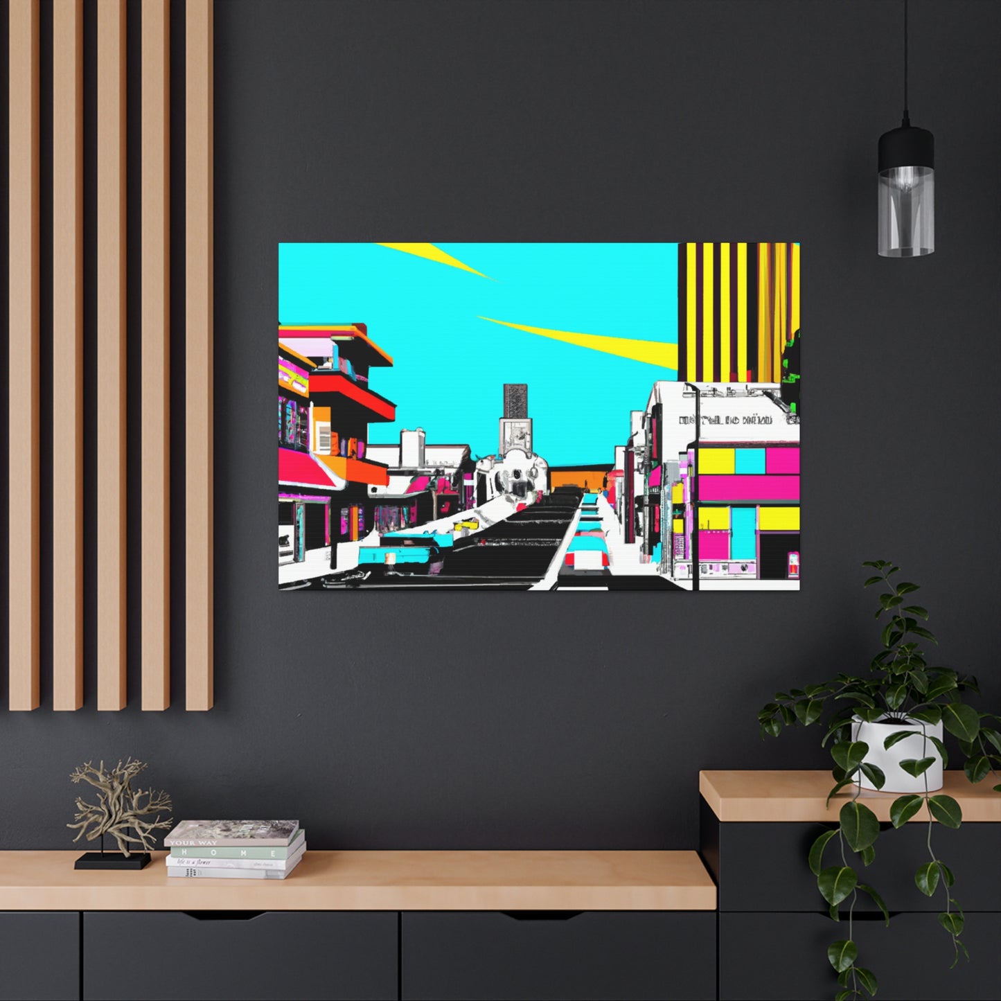 Futuristic Alley - Canvas Pop Art