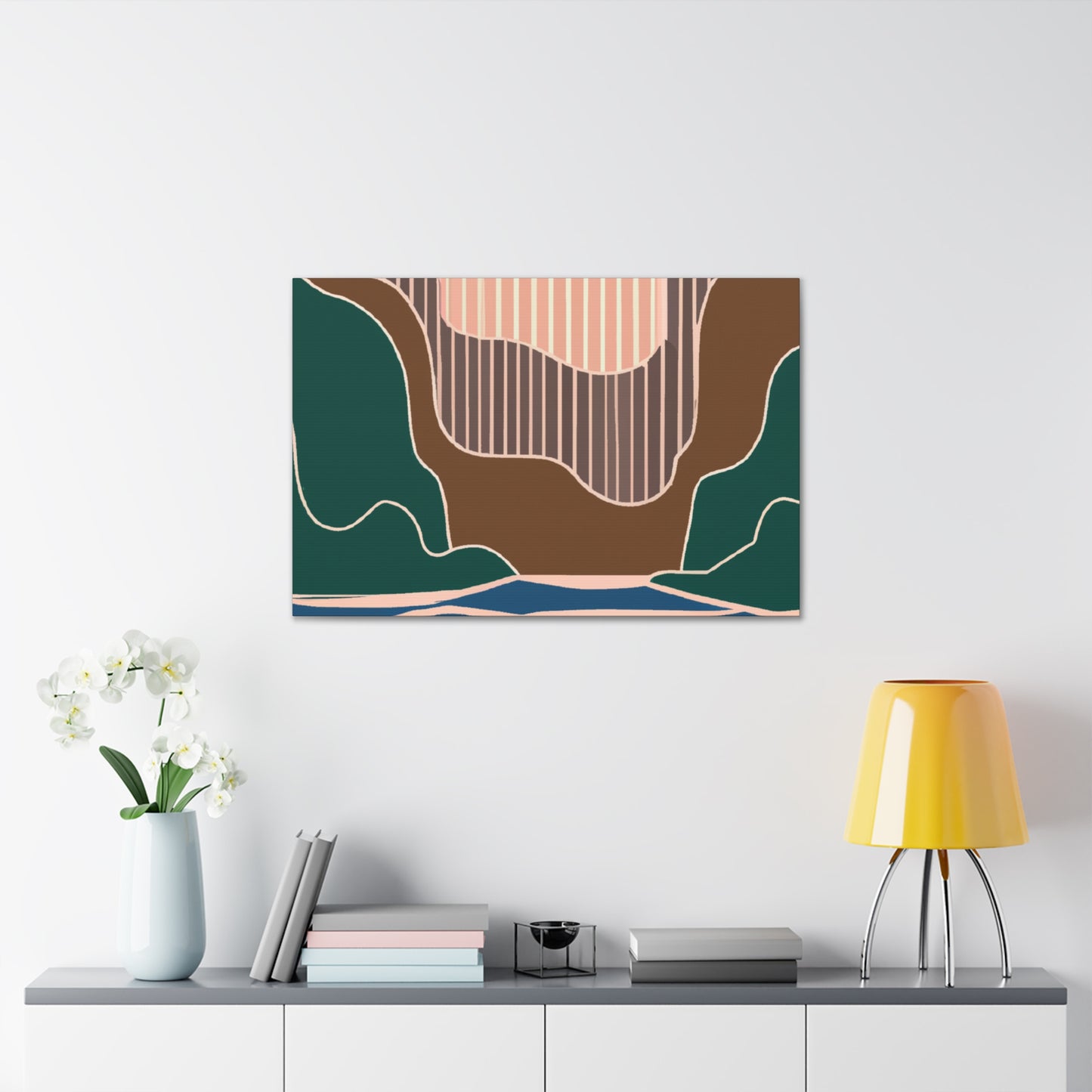 Whimsyfalls - Midcentury Canvas