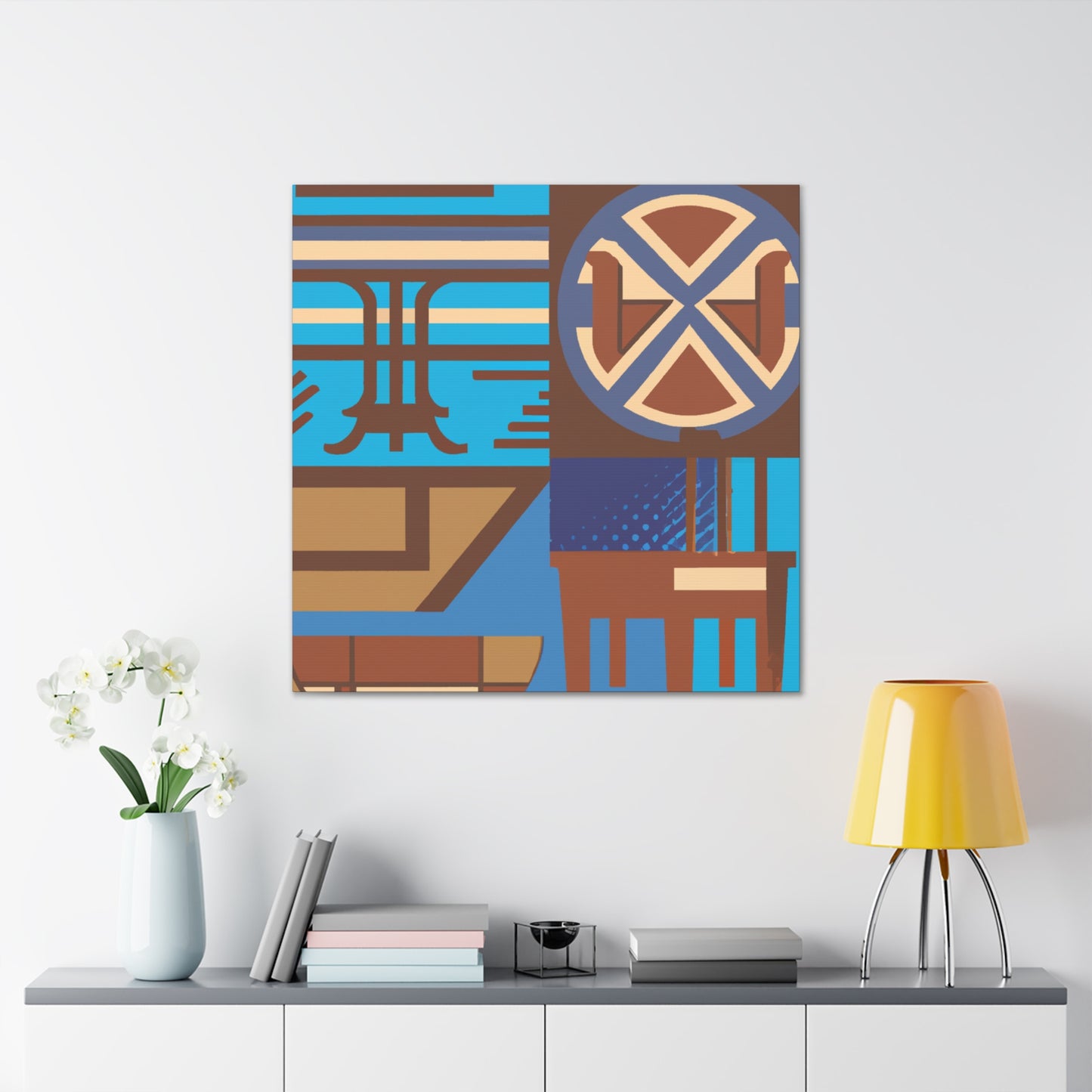Vintage Curves - Midcentury - Canvas