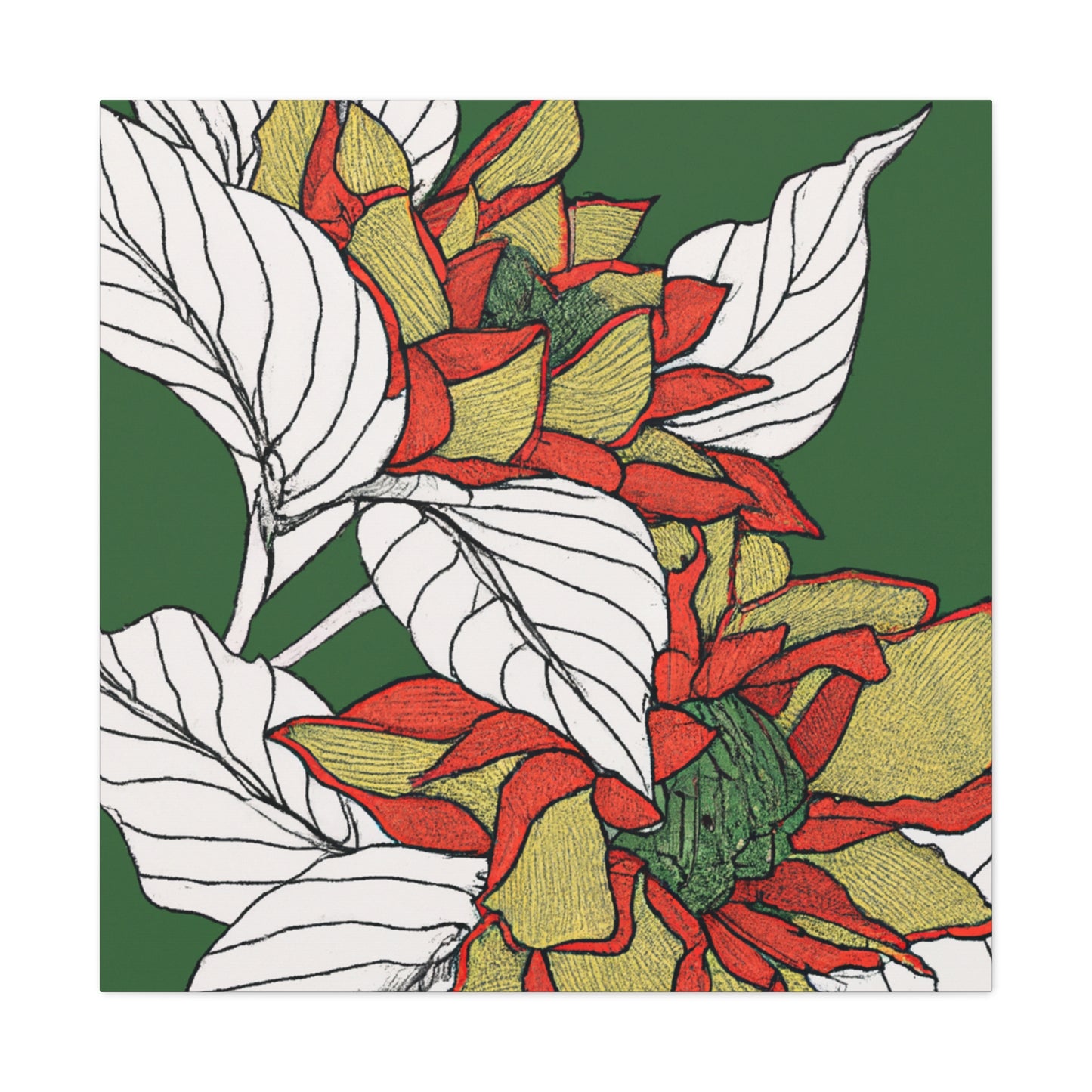 Blanche- Floral - Canvas