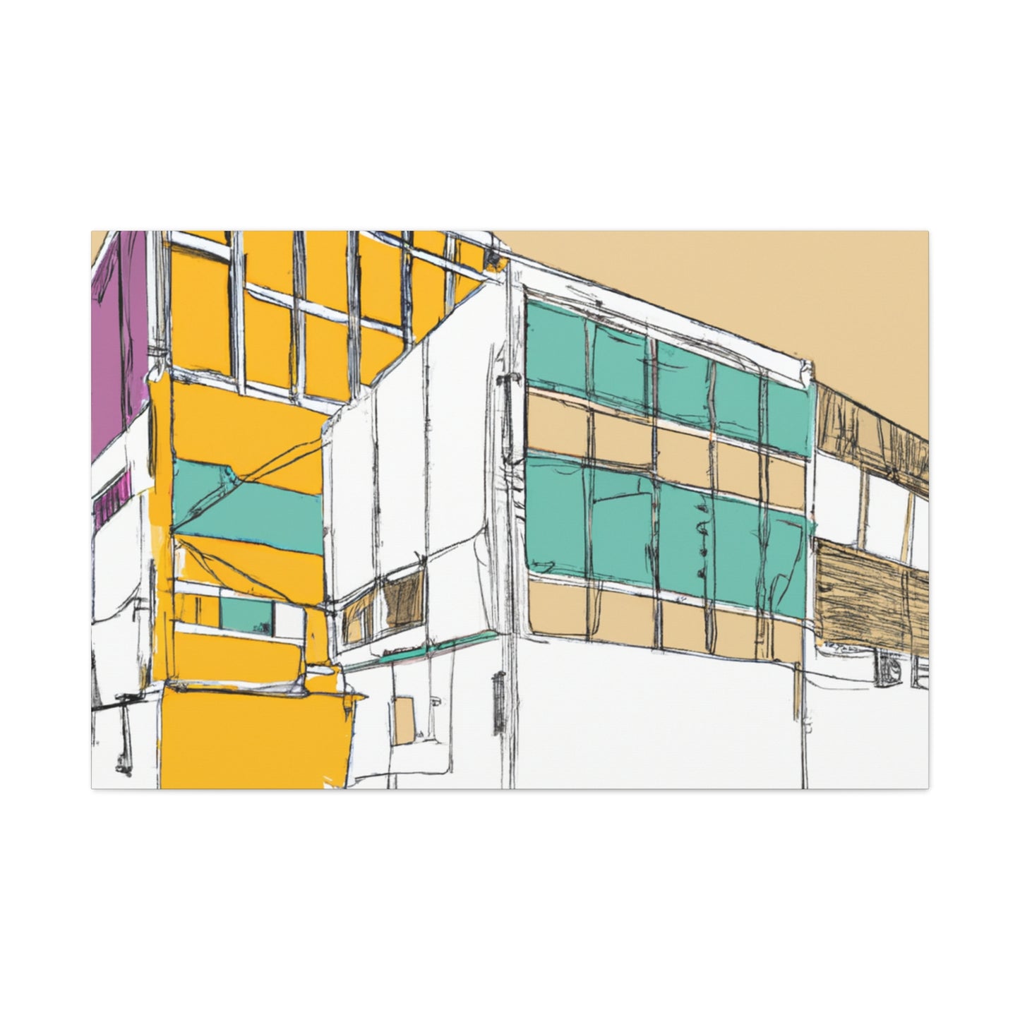 Sunny Day - Canvas - Architectural
